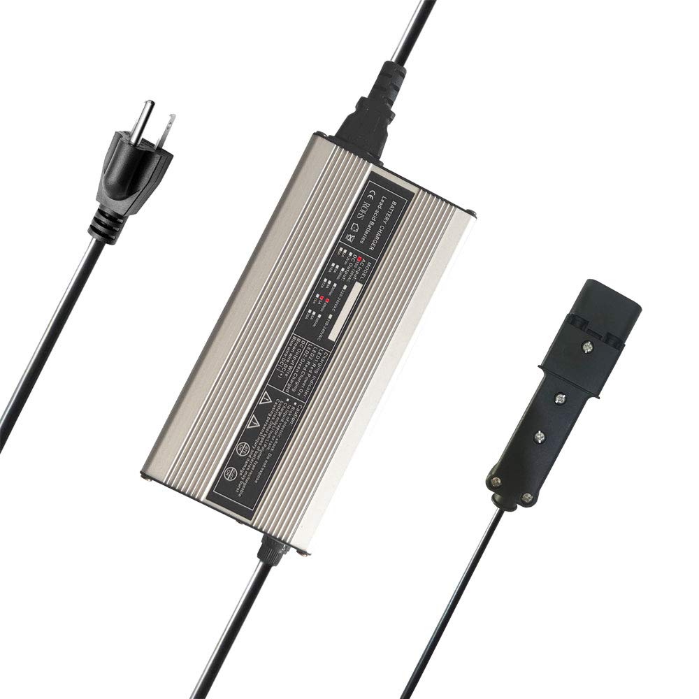 Abakoo New 48V 5A Battery Charger For Yamaha Golf Cart G19 G22, With 2 Pin Plug, 48 Volt 5 Amp