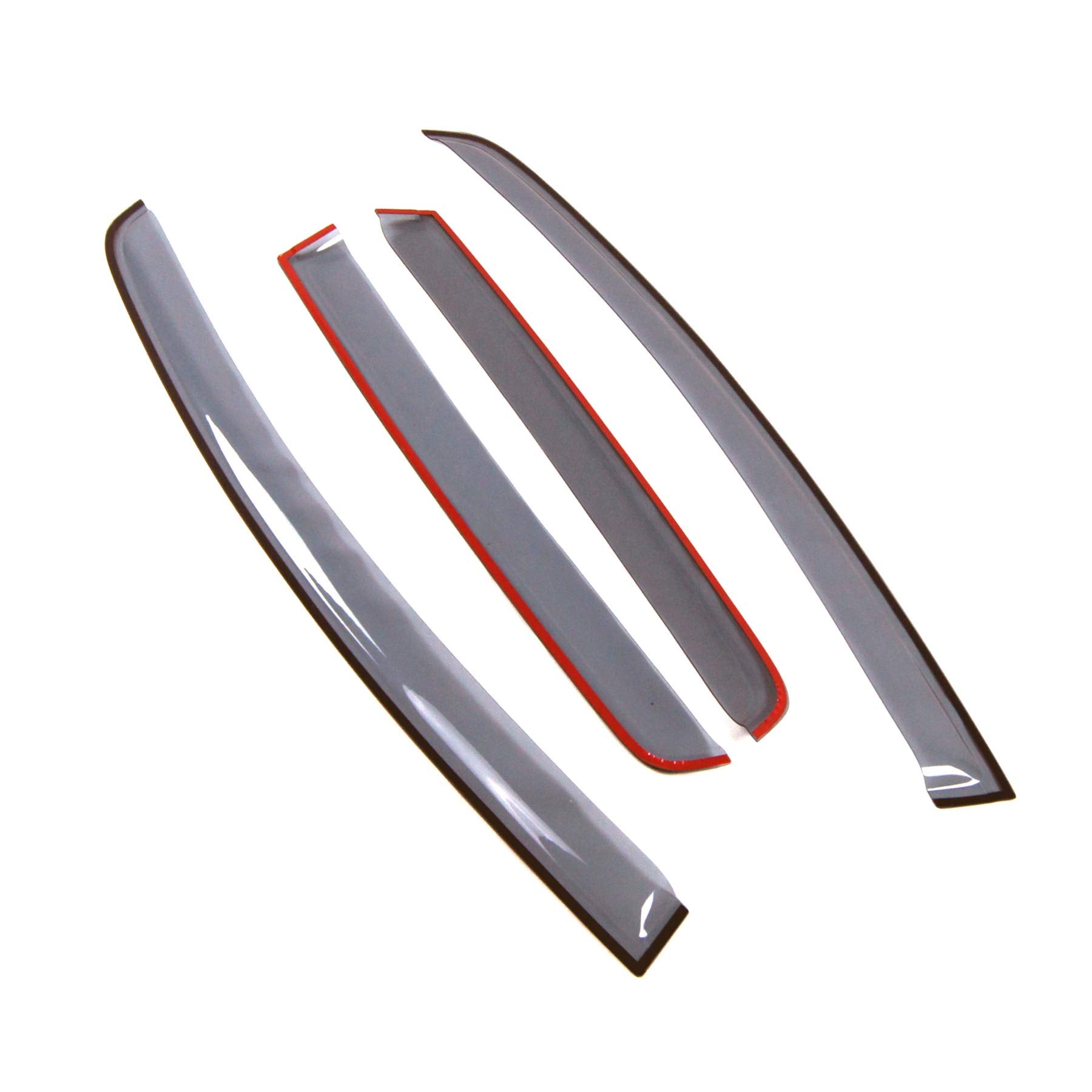 Car Window Rain Guard | Outside Mount Visors Auto Side Window Deflectors | Windows Visor Rain Shields Compatible With 2015-2016