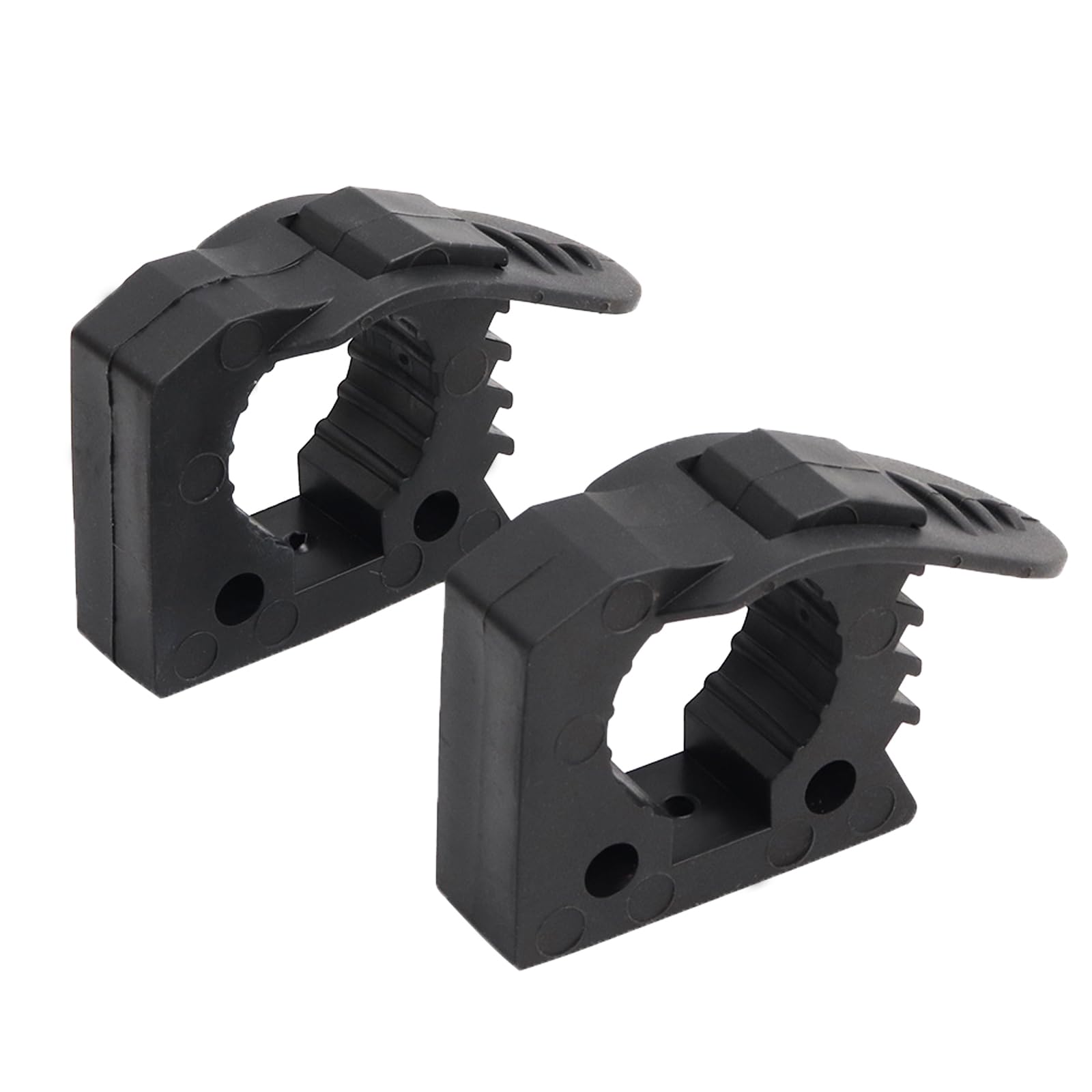 Pikioraz 2Pcs Quick-Release Clamp Mount, Rubber Clamp Grip For 1-1/7'' - 1-3/7'' Diameter Tools And Equipment Used On Off-Road Vehicle, Utv, Atv, Van, Trucks, Boat, Train