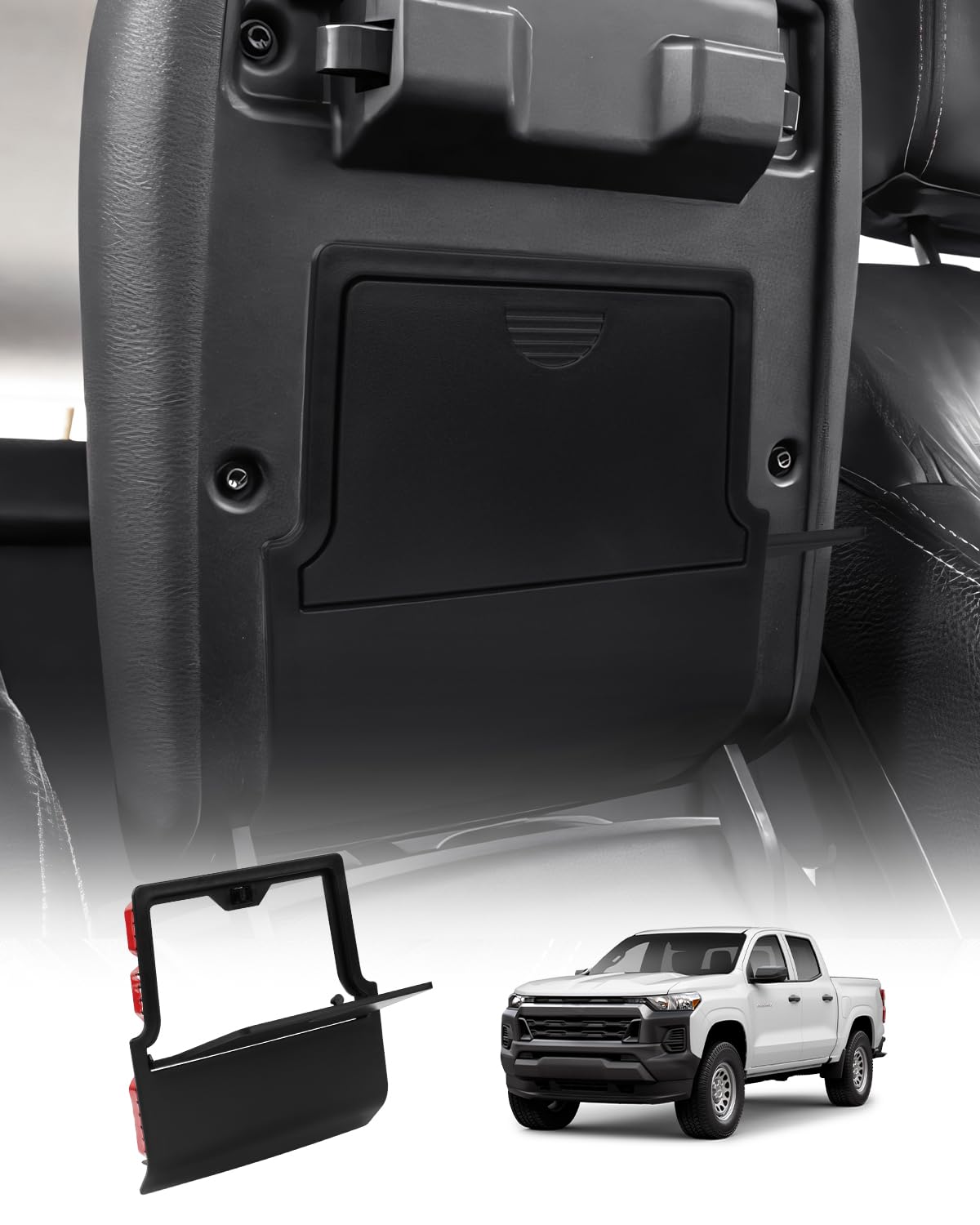 Autorder Armrest Hidden Storage Box for 2023-2025 2026 Chevy Chevrolet Colorado/GMC Canyon Accessories One-Touch Open Center Con