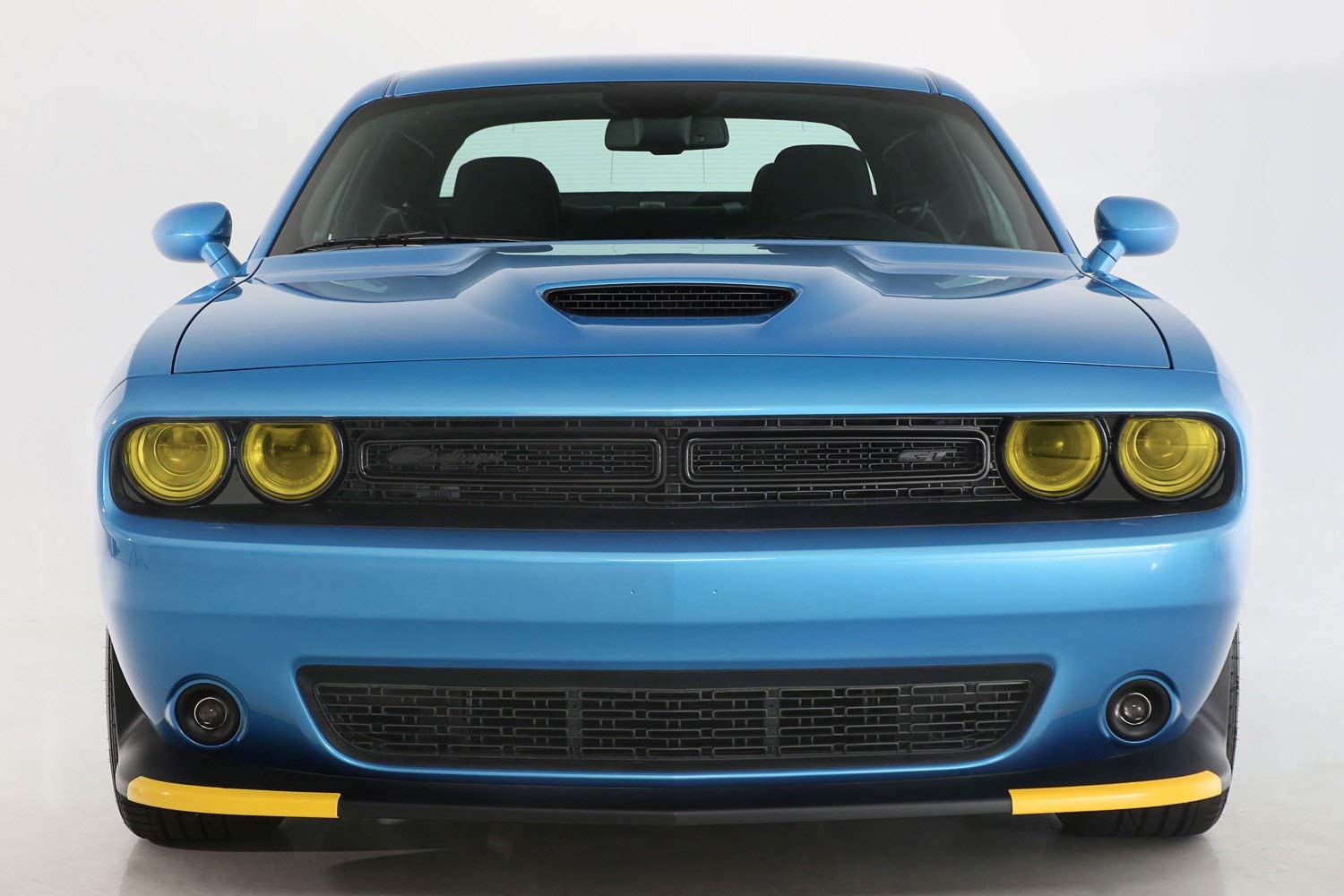 Gt Styling Gt0768Y Transparent Yellow Headlight Cover 2 Pc Fits 2019-2021 Ram 1500 Big Horn