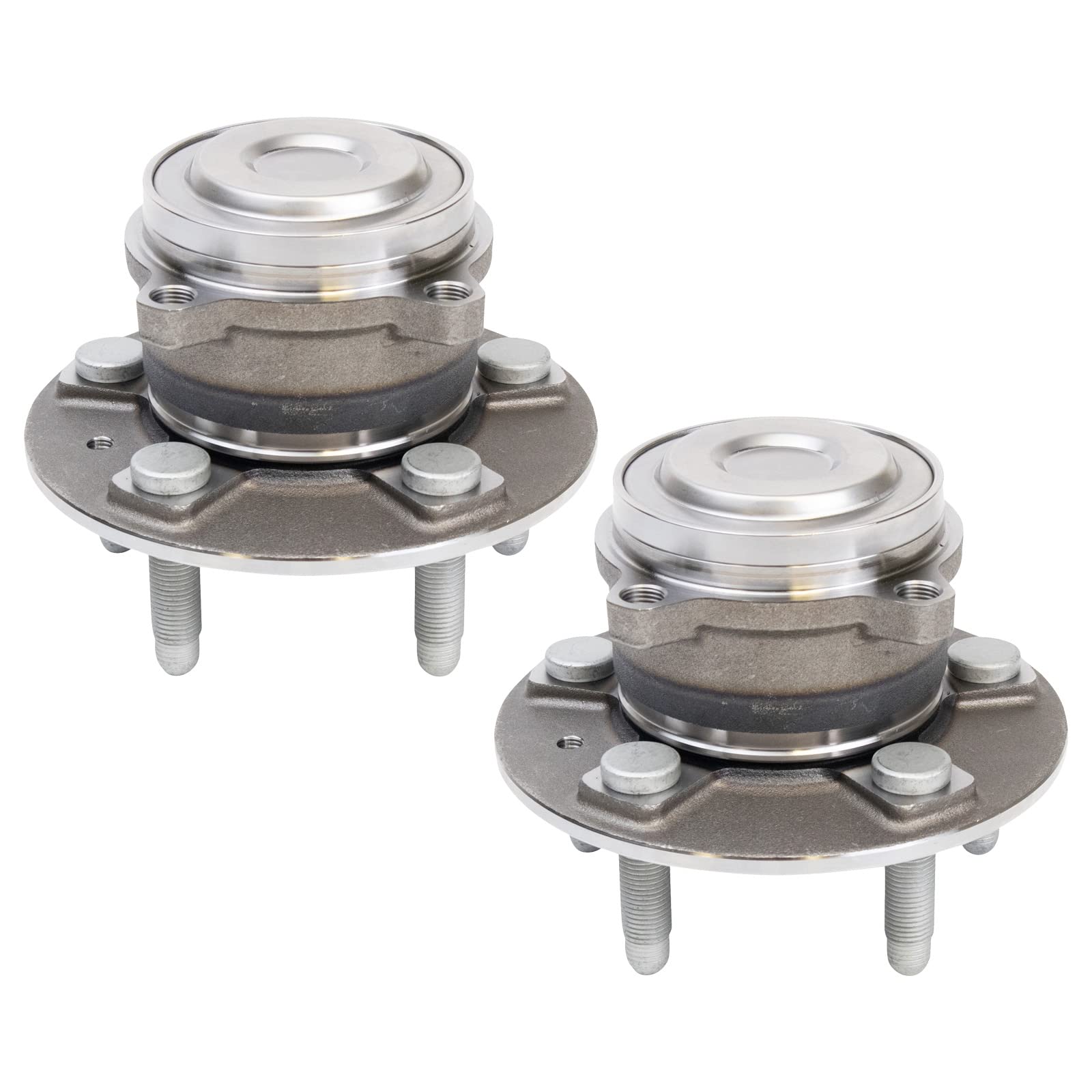 Trq Front Wheel Hub Bearings Assembly Set Compatible With 2012-2016 Tesla S