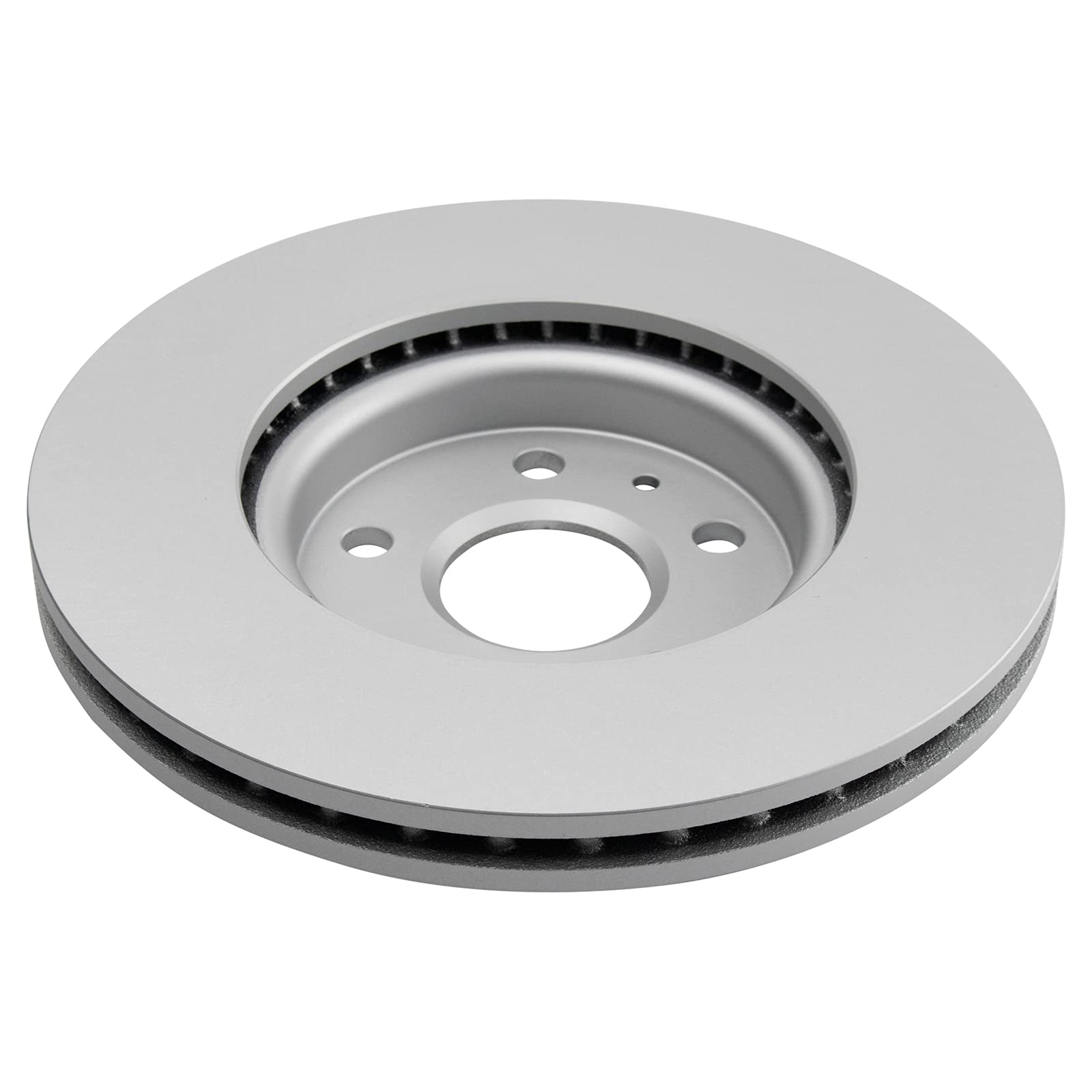 Trq Front Semi-Metallic Brake Pads & G-Coated Rotors Kit Compatible With Buick Chevy Gmc