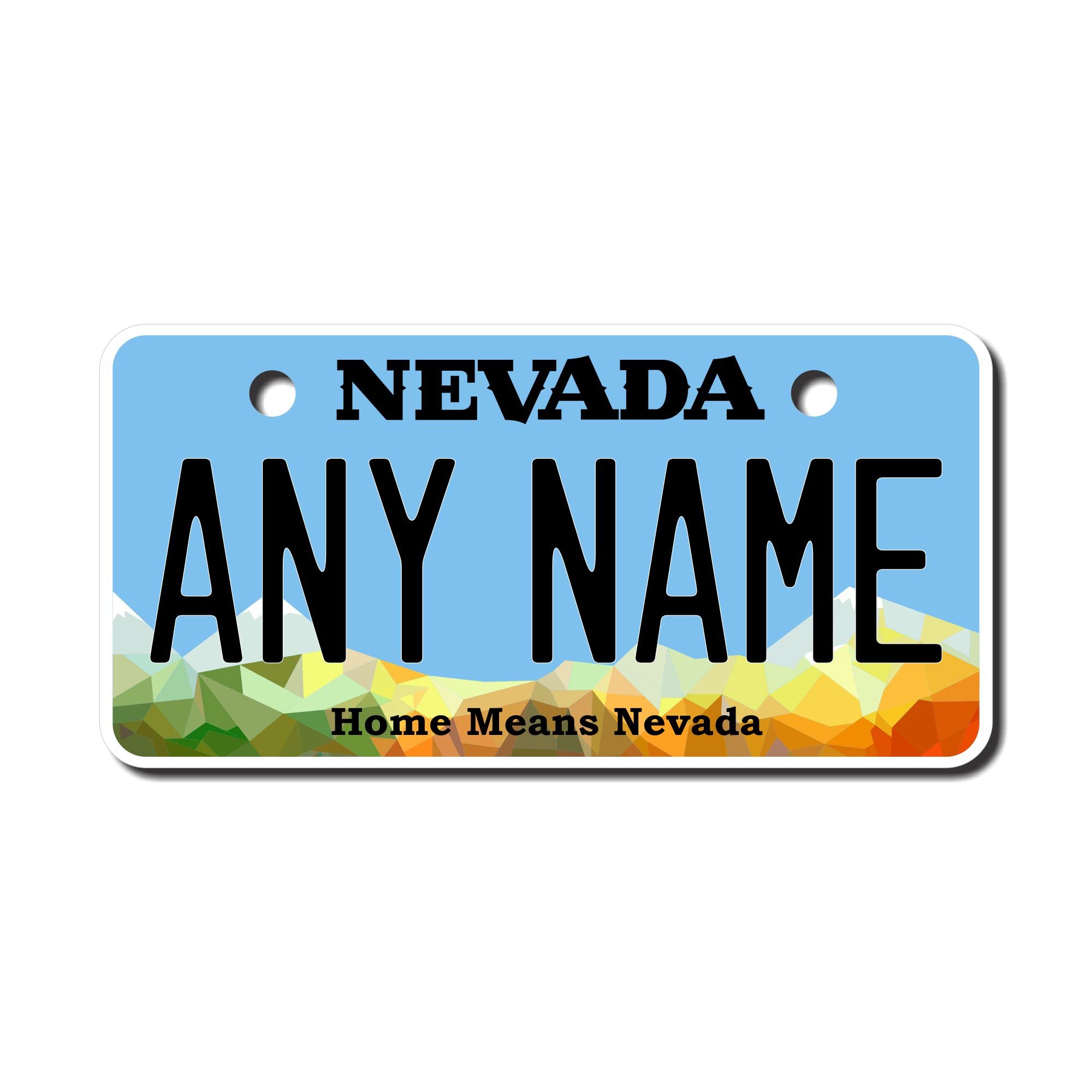 Teamlogo - Personalized Nevada License Plate - Custom Aluminum Name, Text, Or Number Plate - Customized License Bike Accessories