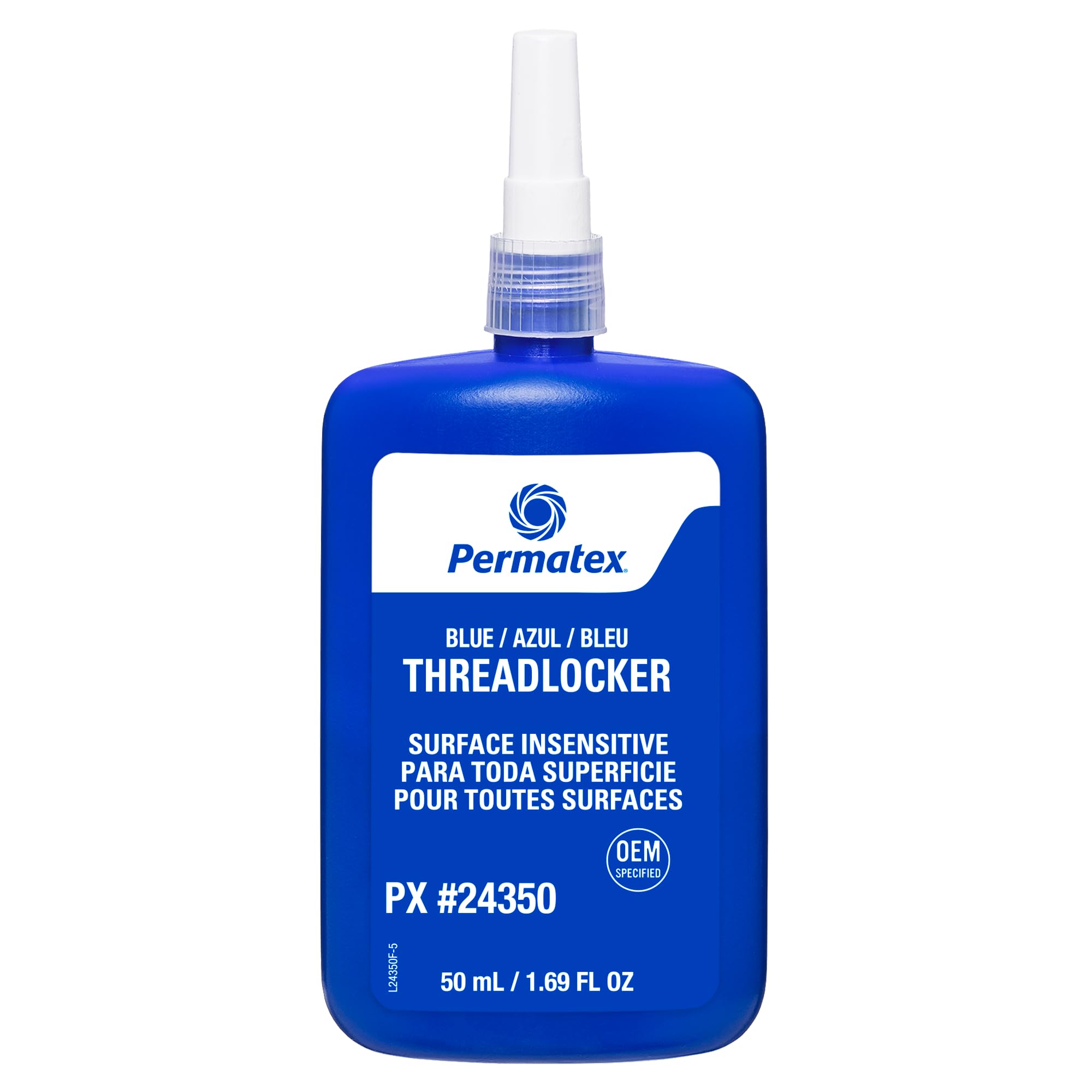 PERMATEX, 24350, Surface Insensitive THREADLOCKER Blue 50 ML BTL
