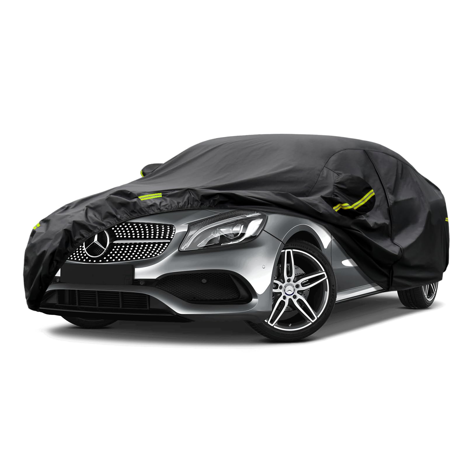 Kaugung 7 Layers Car Cover Custom Fit Mercedes A-Class Hatchback From 2012 To 2025, Waterproof All Weather Resistant Outdoor Ind