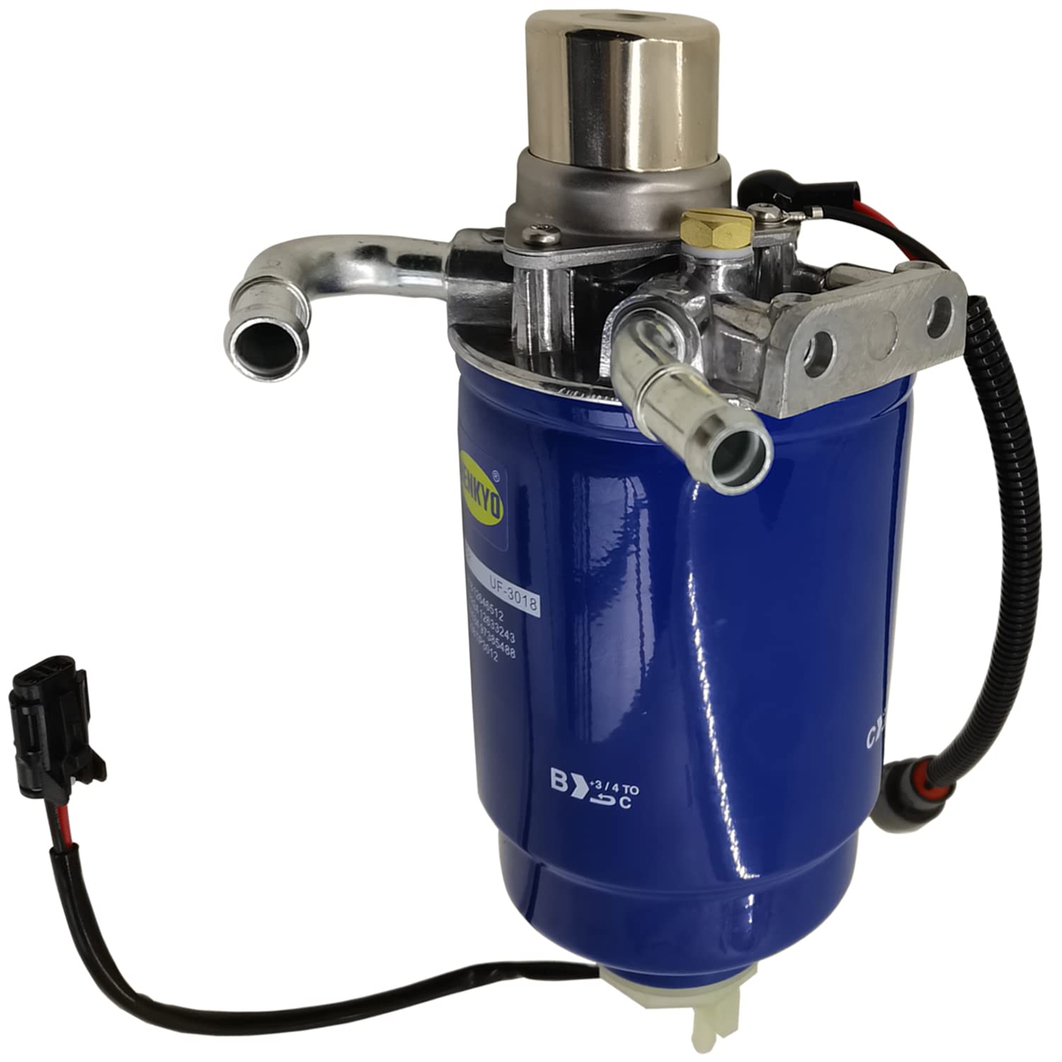 Fuel Filter Housing 2001-2004 Chevrolet 6.6L Duramax Lb7 Diesel Engine Silverado 2500 Hd Silverado 3500 Gmc 6.6L 6599Cc 403Cu Sierra 2500 Hd Sierra 3500 Oem 97780061