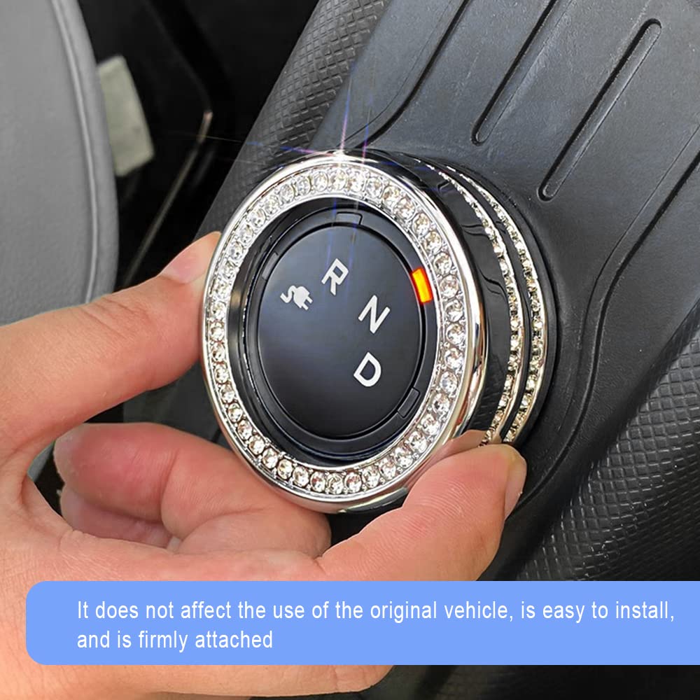 Interior Decorated Button Knob Covers, Bling Car Accessories Ac Knob Covers, Air Condition Knob Switch Trim, Interior For Car Ai
