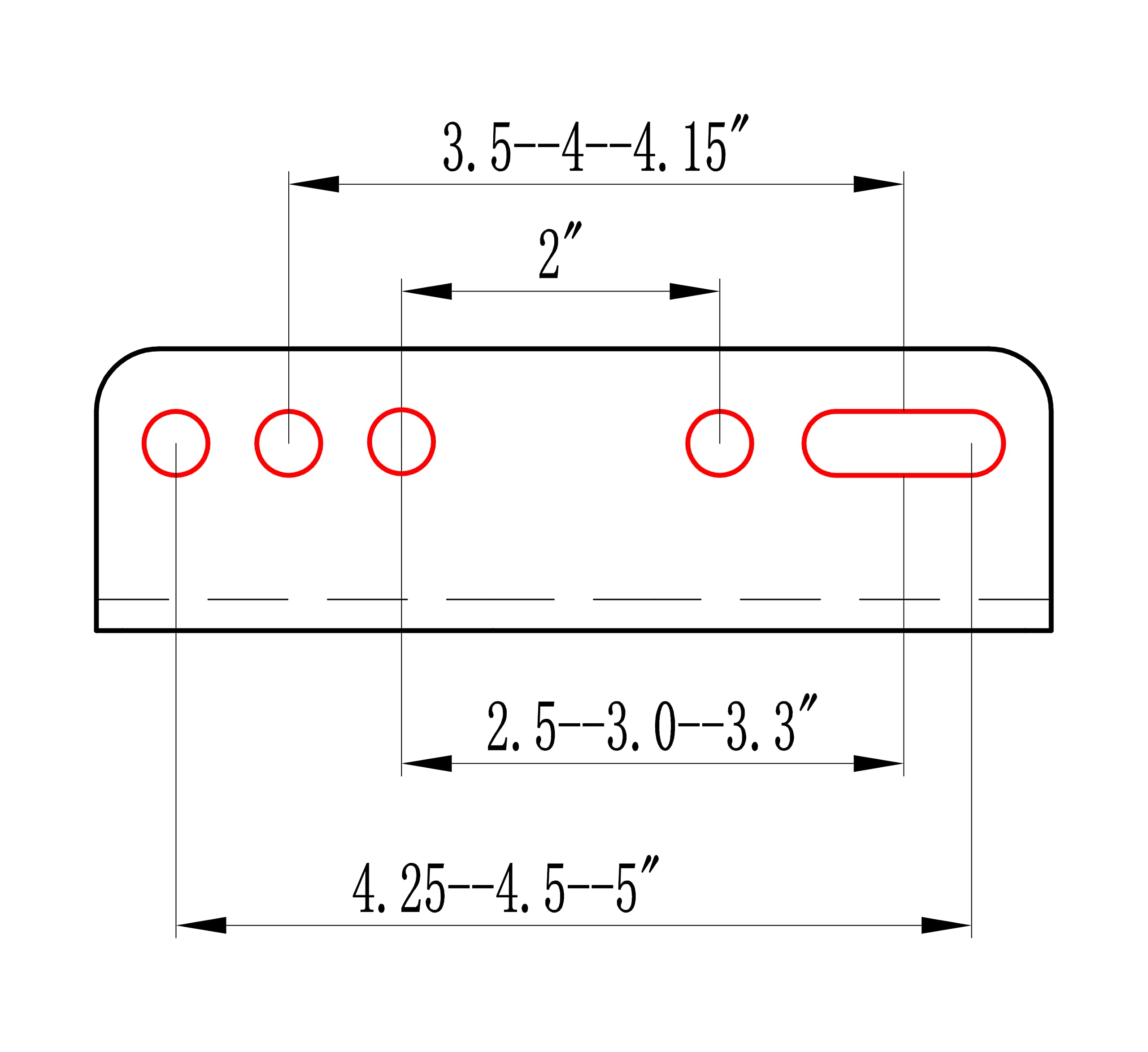 Universal Zero Turn Mower Trailer Hitch - 3/16'' Thick And Heavy Duty Steel Lawn Trailer Hitch Mount (3-5), Tow Hitch Mounting Hardware Included