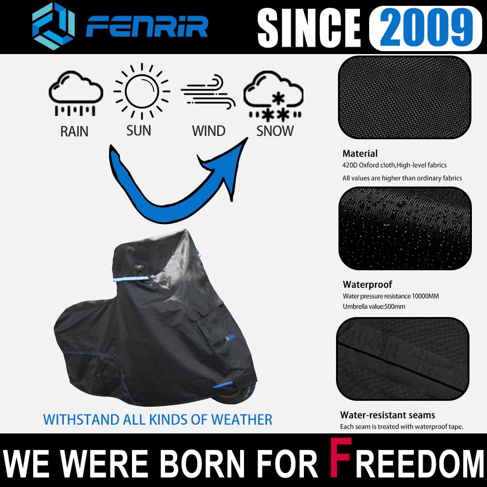 Fenrir 170Cm Minimoto Motorcycle Cover Waterproof Outdoor Storage All Season Protection For Honda Grom Navi Monkey Dax125 Ape50