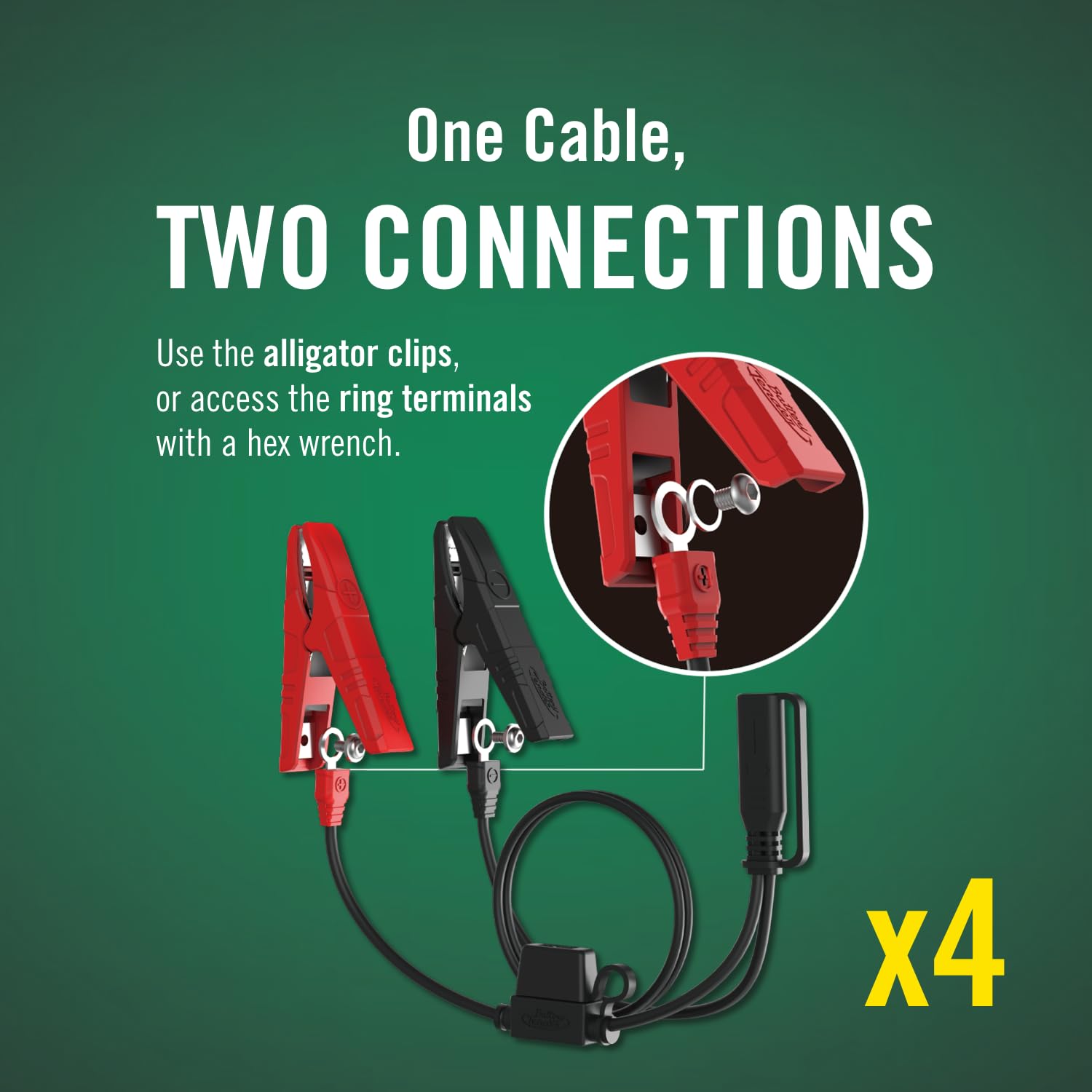 Battery Tender 4 Bank Multibank Charger - 5 Amp (1.25 Amps Per Bank) - Smart 12V Multi Battery Charger And Maintainer - 022-0148