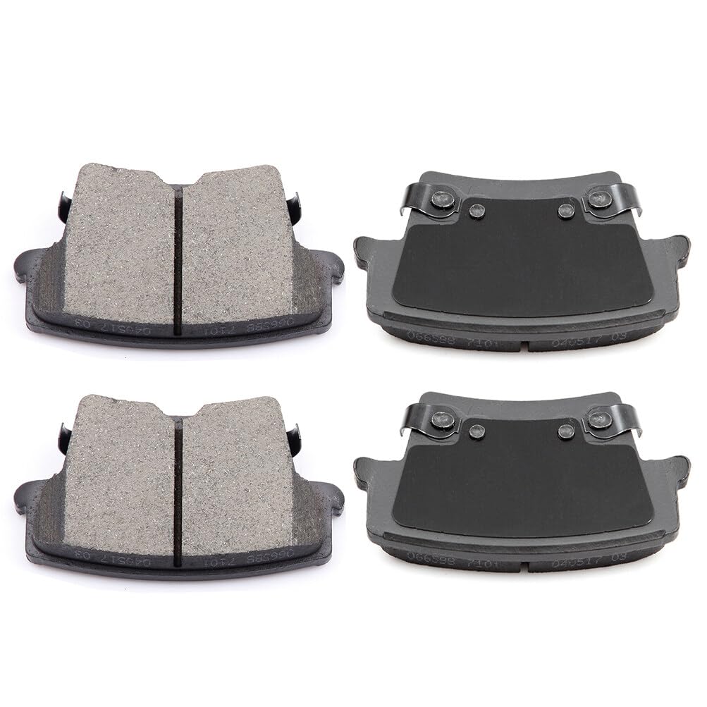 Eccpp D1057-7964 Rear Ceramic Disc Brake Pad Set Fit For Chrysler 300 2005-2019,For Dodge Challenger 2009-2019,For Dodge Charger