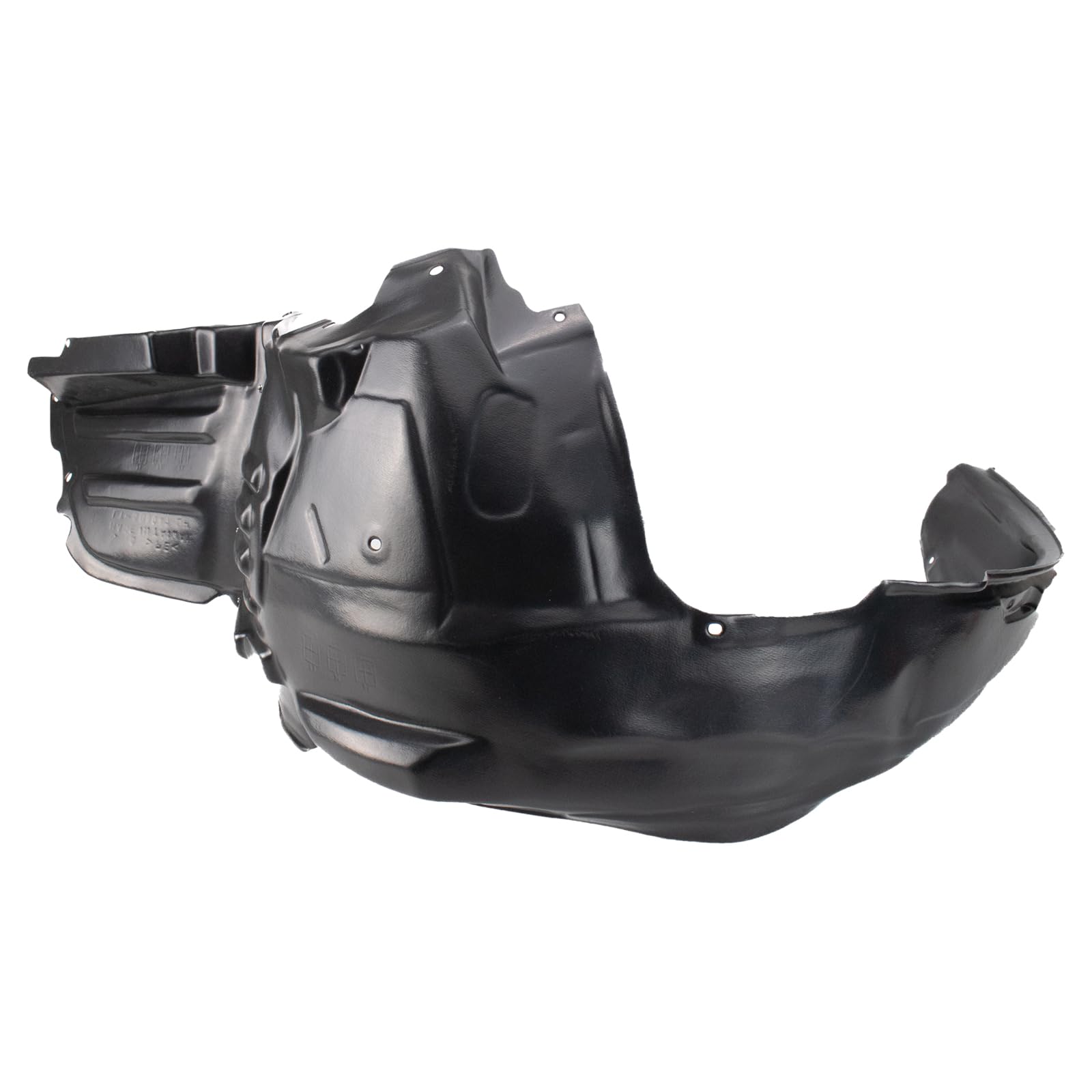 Trq Front Inner Fender Liner Set Compatible With 2012-2014 Subaru Impreza Su1248124 Su1249123