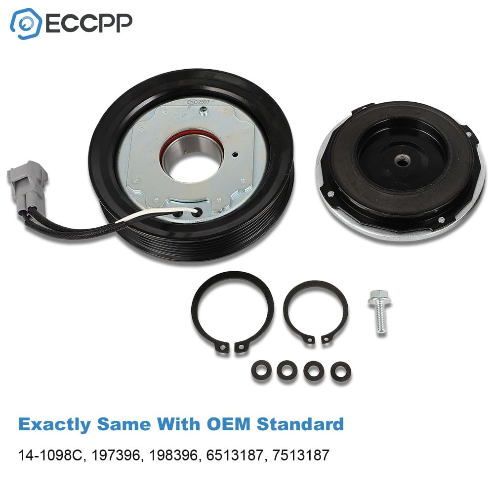 Eccpp Ac Clutch 2014-2022 For Ram Promaster 1500 2500 3500 3.6L Fast Cooling Ac Compressor Clutch
