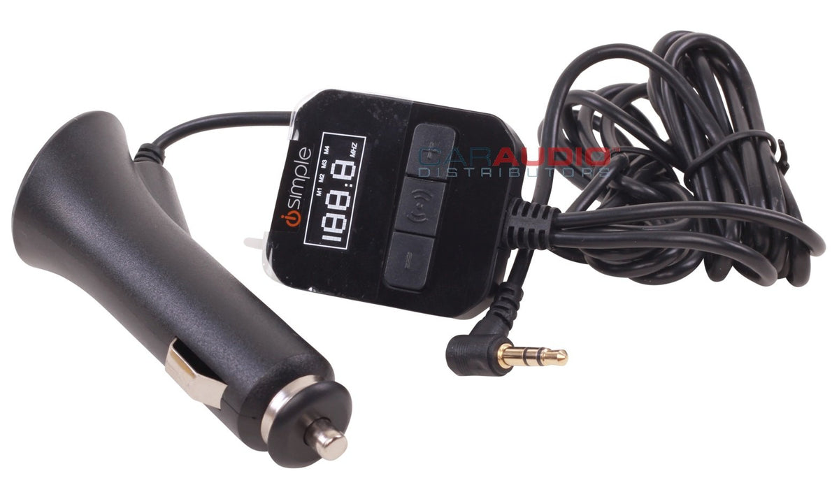 Isimple Isfm31 Universal 3.5Mm Fm Transmitter For Mp3 Players And Cd Players