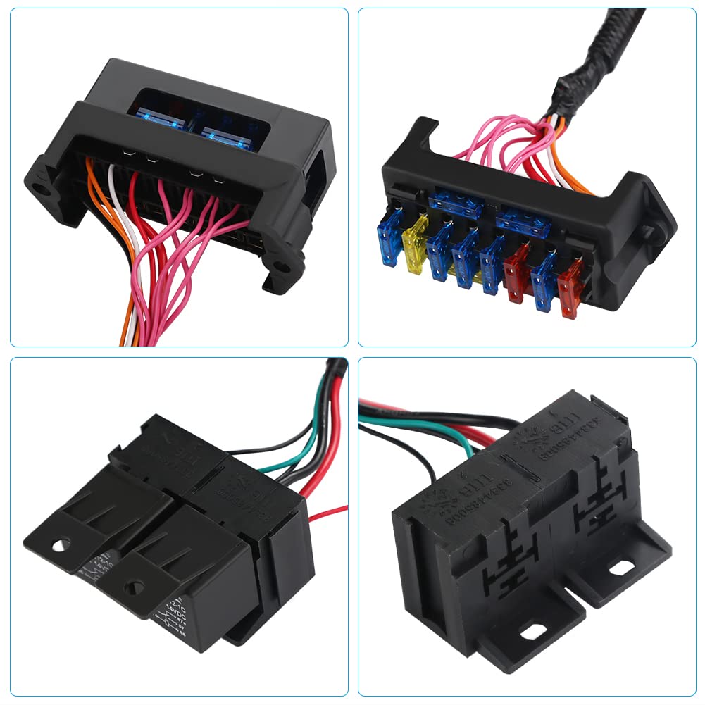 Wmphe Standalone Wiring Harness With 4L80E Transmission Drive By Wire, Professional Engine Wiring Harness, With Wiring Guide Man