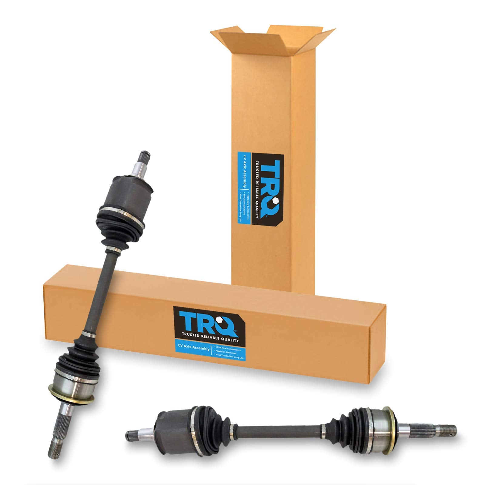 Trq Front Cv Axle Shaft Assembly Set Compatible With 2001-2007 Toyota Sequoia 2000-2006 Tundra