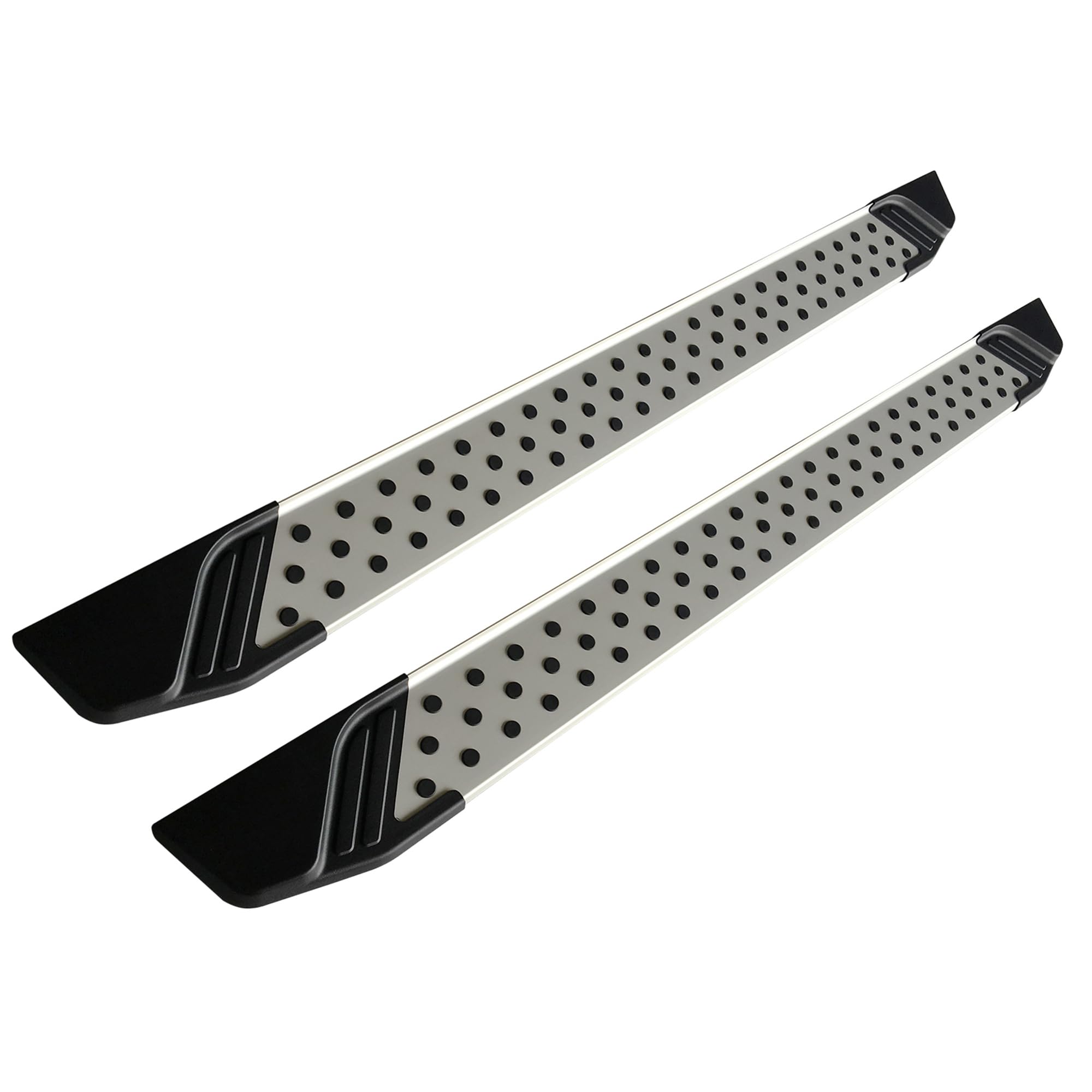 Black Horse Off Road Aluminum Aluminum Vortex Running Boards Compatible With 2010-2013 Toyota 4Runnere / 2010-2022 Toyota 4Runne
