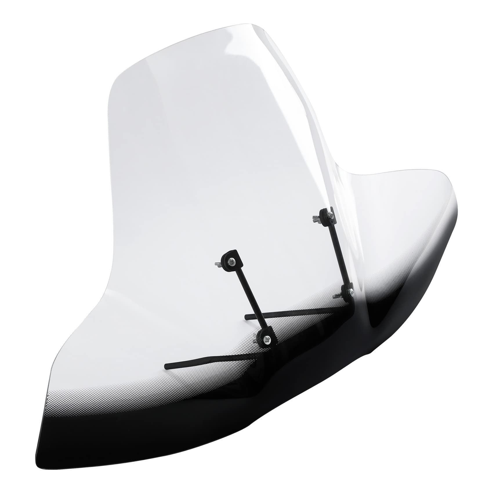XMT-MOTO ATV Windshield - Large, Clear Acrylic, 51cm x 90cm, Fits Polaris, Honda, Yamaha, Can-Am, Arctic Cat, Kawasaki