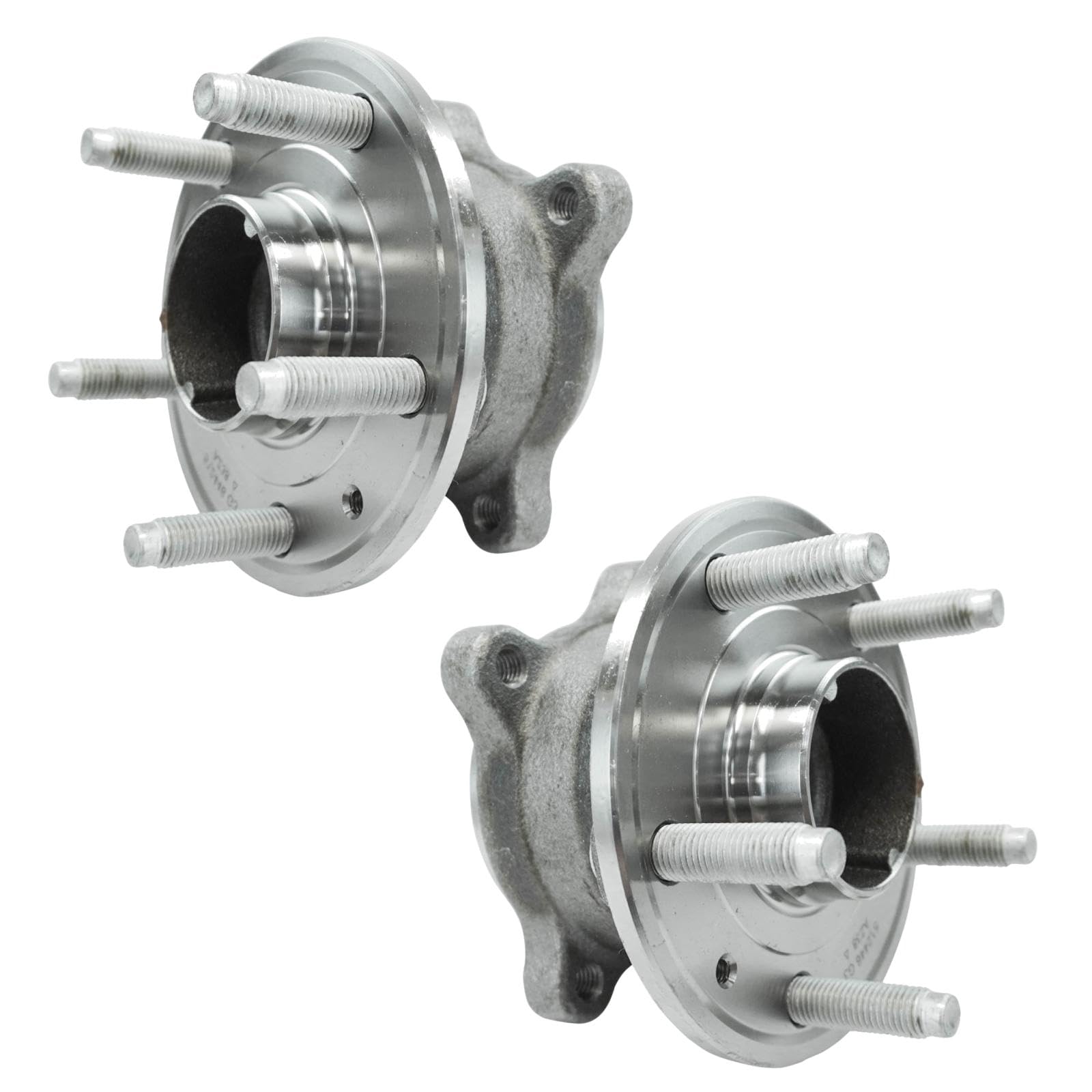 Trq Rear Wheel Hub Bearings Assembly Set Compatible With 2011-2012 Chevrolet Cruze