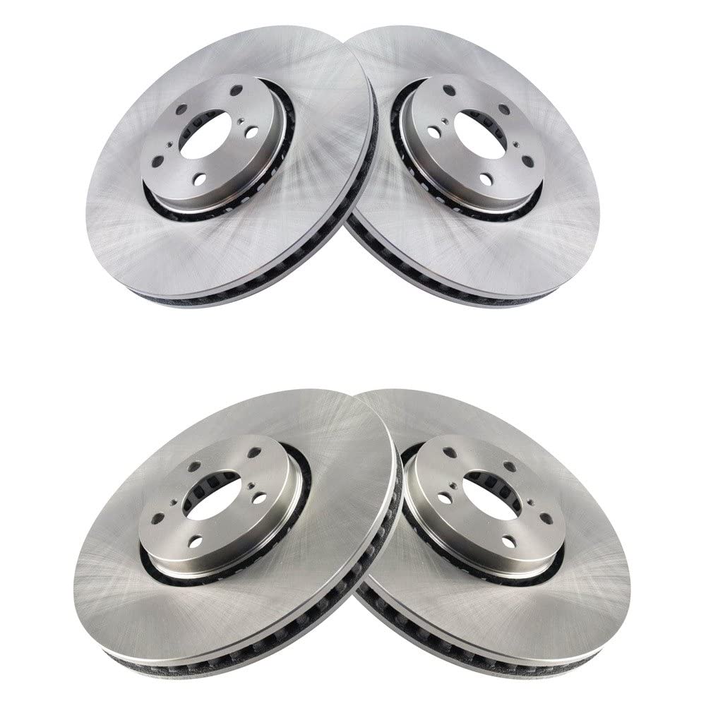 Trq Front Brake Rotors Set Vented Compatible With 2007-2011 Lexus Gs350 2006-2007 Gs430 Gs450H 2008-2011 Gs460 2016-2017 Is200T