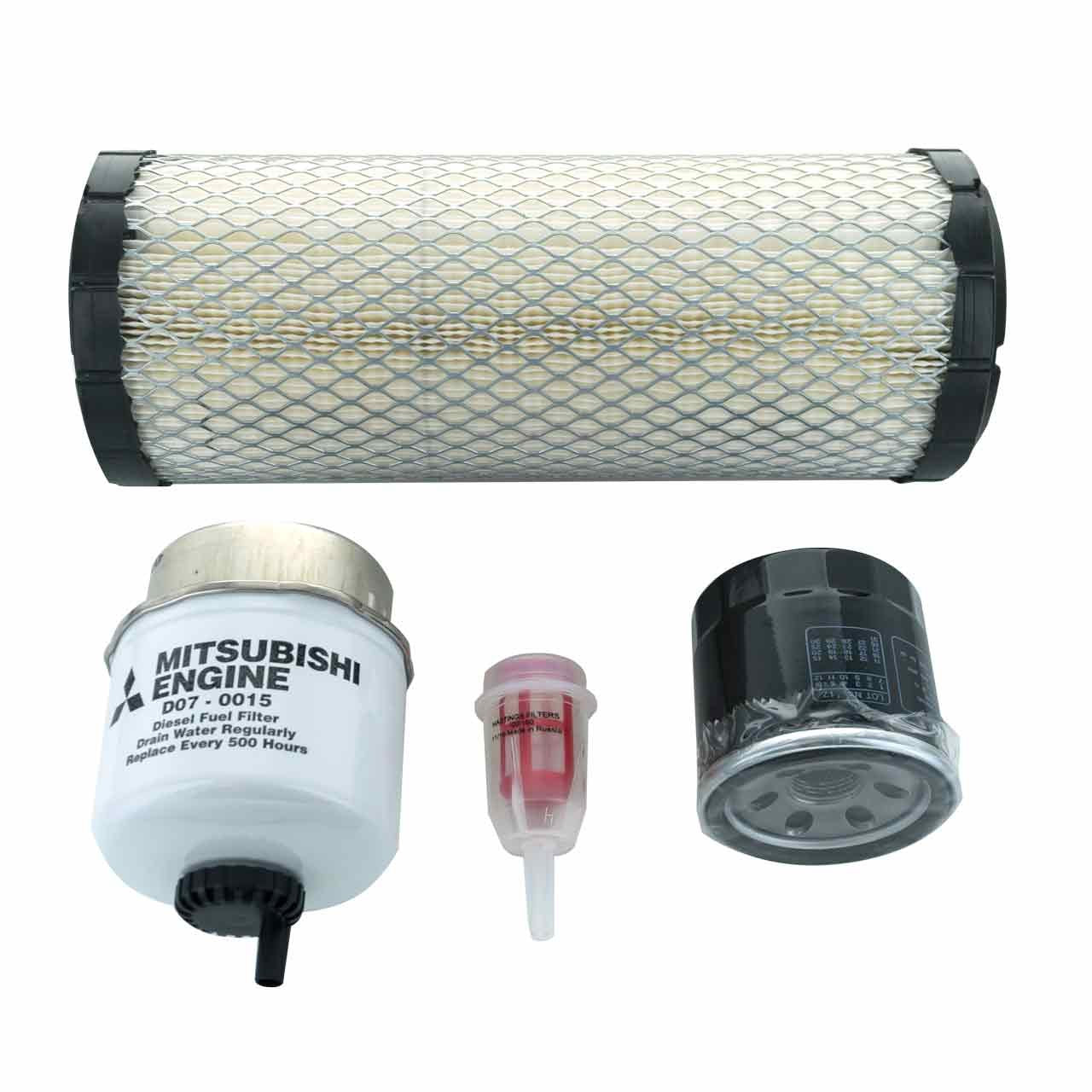 Miller 252782 Filter Kit With Ma250132E For Mitsubishi S4L2 Eff Engine