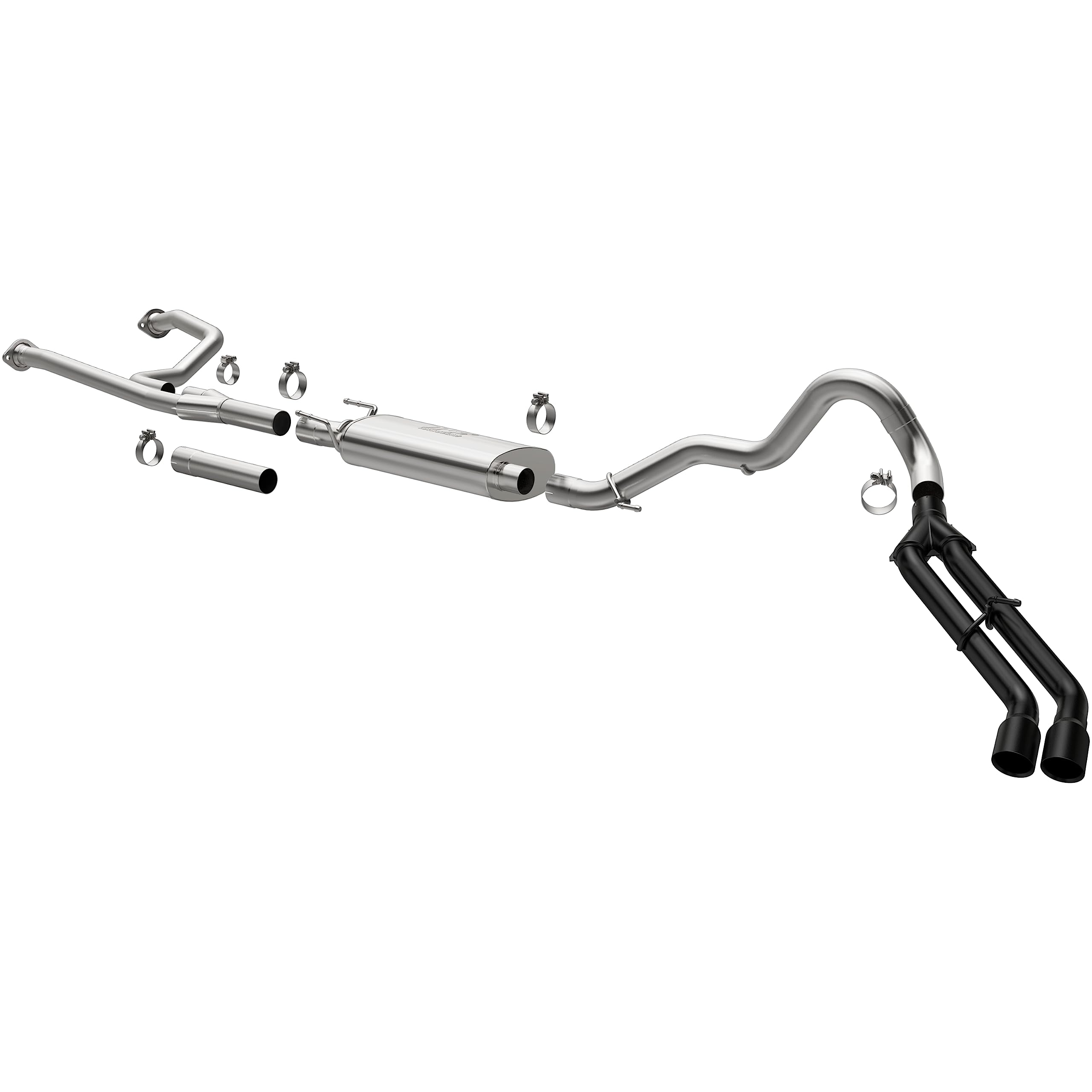 Magnaflow Performance Exhaust System 19603: Cat-Back, Street Series, For 2022-2025 Toyota Tundra, Dual Same Side Behind Driver Rear Tire Exit