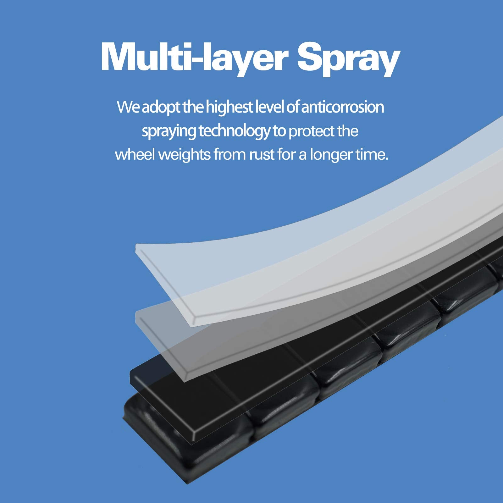 Ckauto 4 Boxes, 504 Pcs, 1/2Oz, 0.5Oz, Black, Adhesive Stick On Wheel Weights, 63Oz/Box, Us Quality