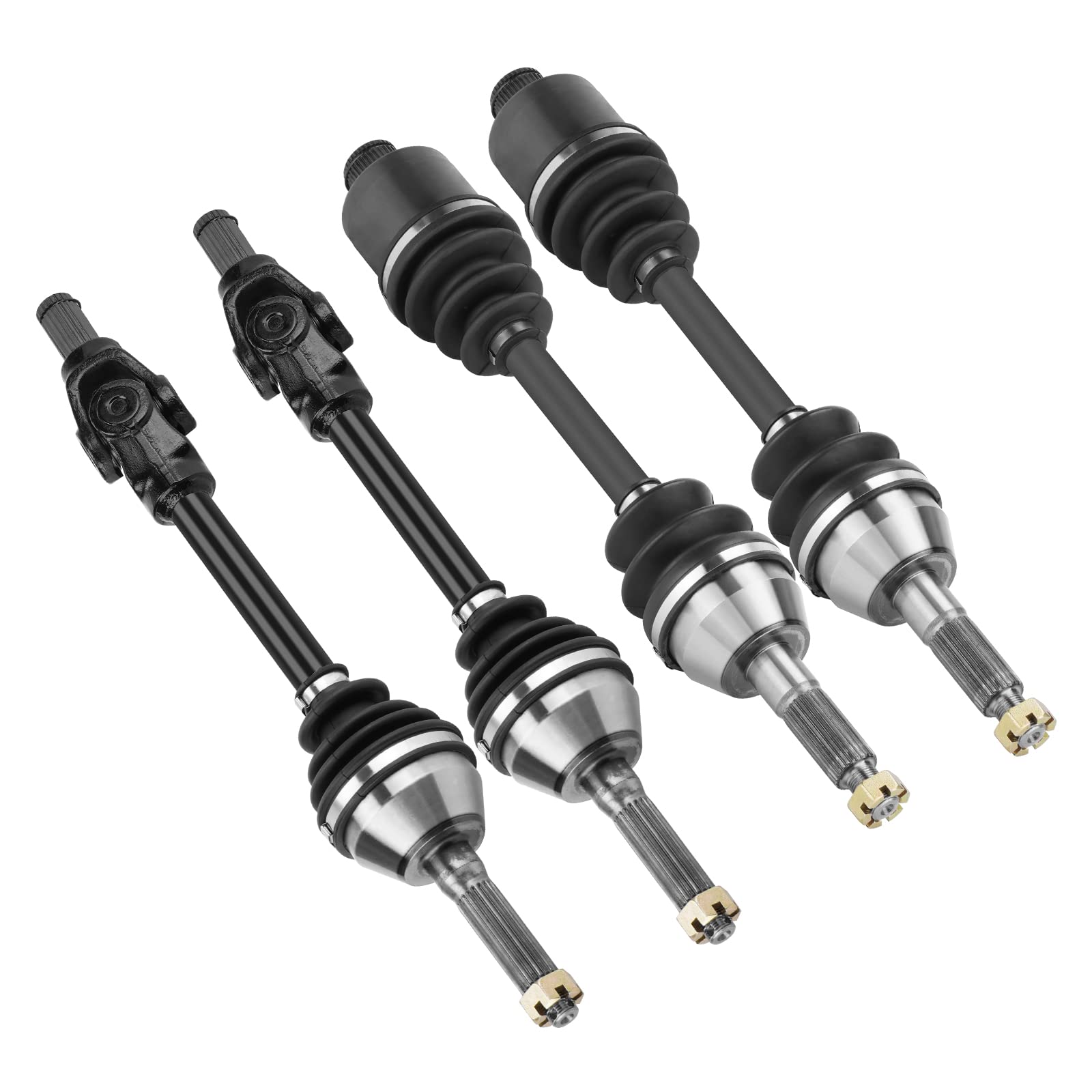 Chabushi Front Rear CV Axle Drive Shaft Full Set Compatible with Polaris Sportsman 400/500 HO/600/700 Left Right (4pcs)