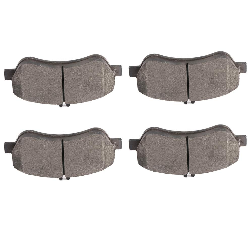 Cciyu D1406 Ceramic Front Brake Pad Set Fit For 2013-2015 For Mercedes-Benz Glk250,2010-2015 For Mercedes-Benz Glk350