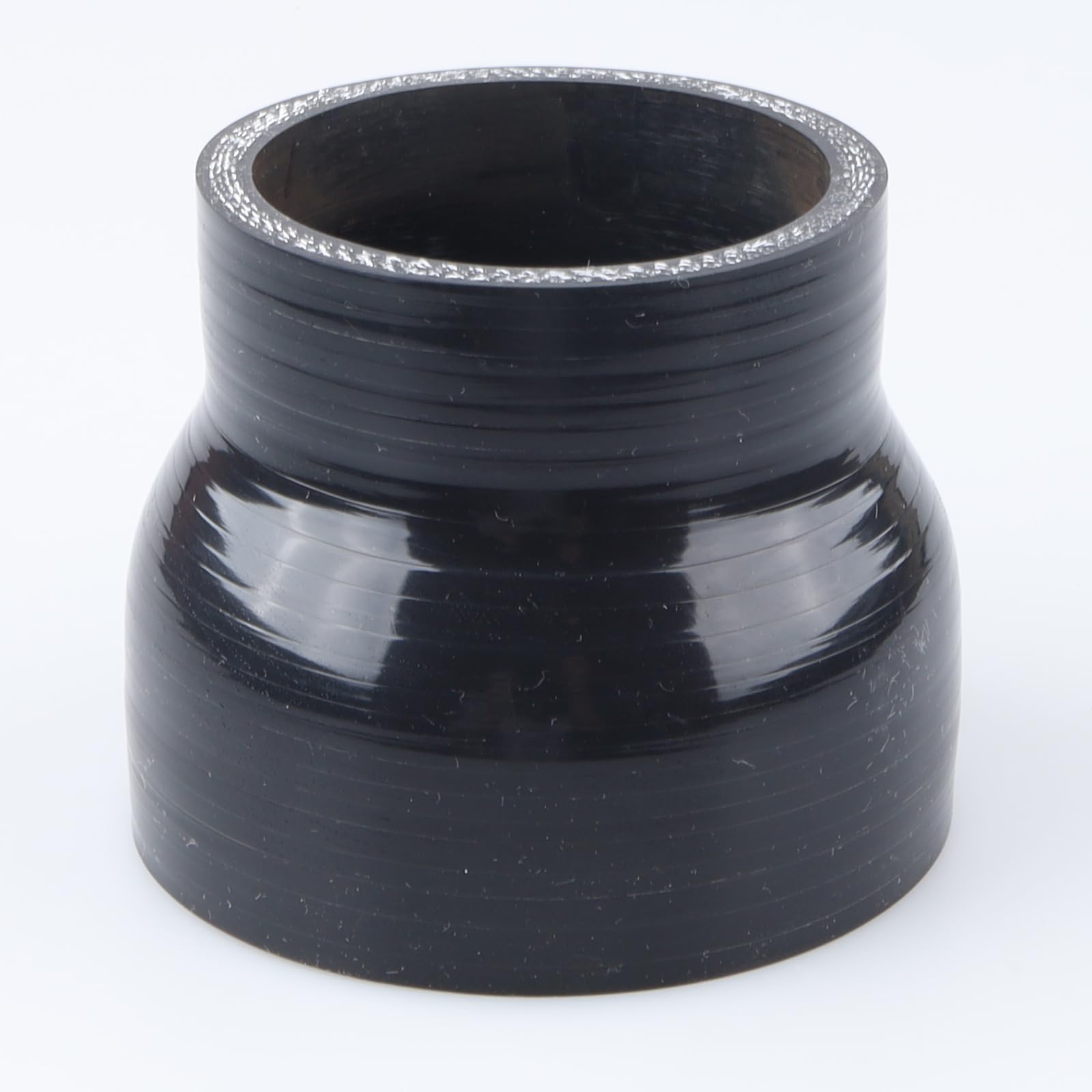Ac Performance Id 3.25'' To 2.5'' (83Mm To 63Mm) Silicone Hose Straight Reducer 4-Ply Reinforced Black, 3'' Length