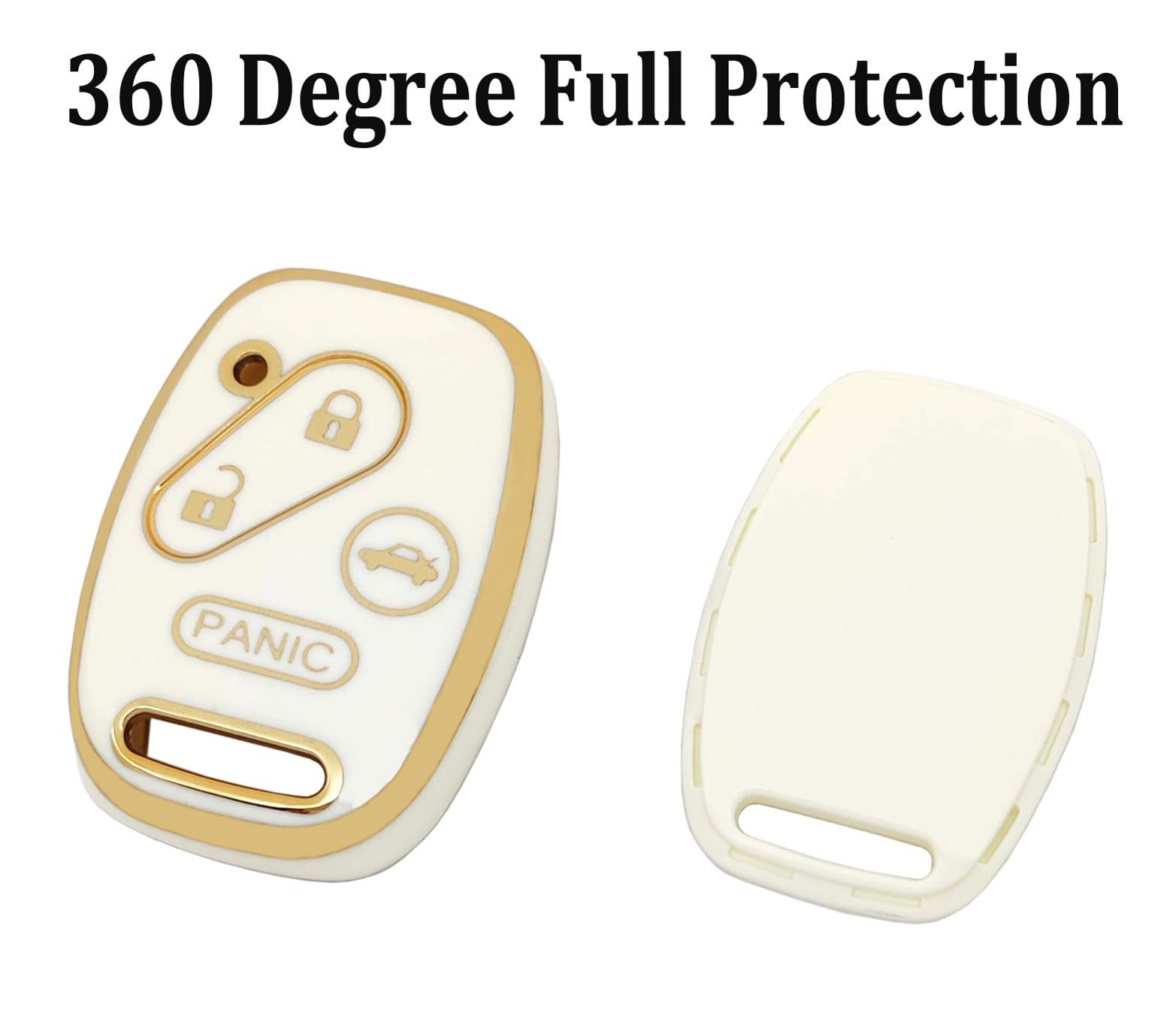 Key Fob Cover For Honda Soft Tpu Key Fob Case Holder Protector Compatiable With Honda Accord Civic Ex Pilot Cr-V Accessories Wit