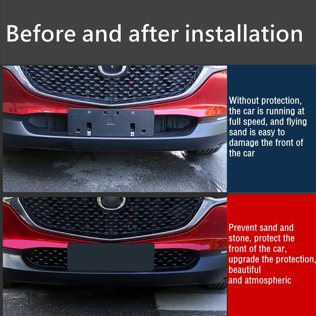 Ruiya CX30 Front Grill Inserts - 2PCS ABS Trims for 2020-2023 Mazda CX30 - 320MM Preferred Grilles