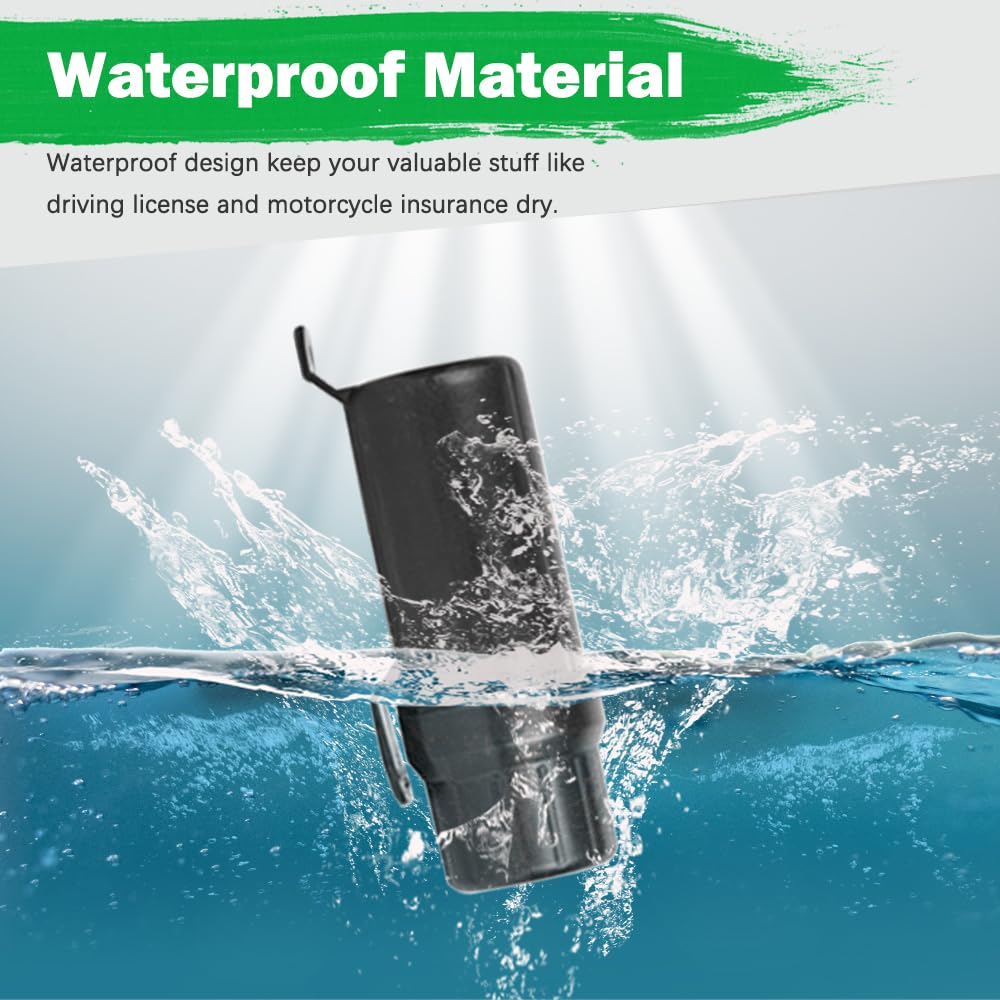 Moto4U Motorcycle Off-Road Universal Waterproof Tool Tube Gloves Raincoat Storage Box Cap Holder Canisters Tool Repair Box Docum