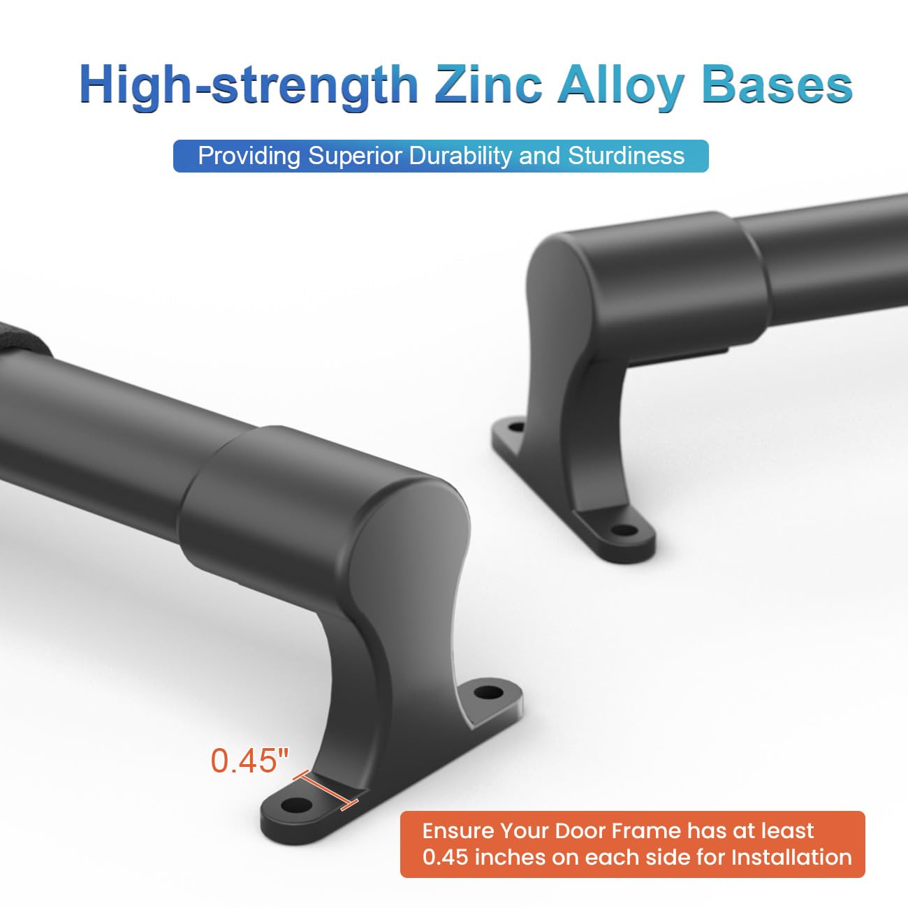 Safoner RV Screen Door Support Bar Handle with Metal Base | Adjustable 21.5-32 Length| Camper Door Accessories for Travel Tr