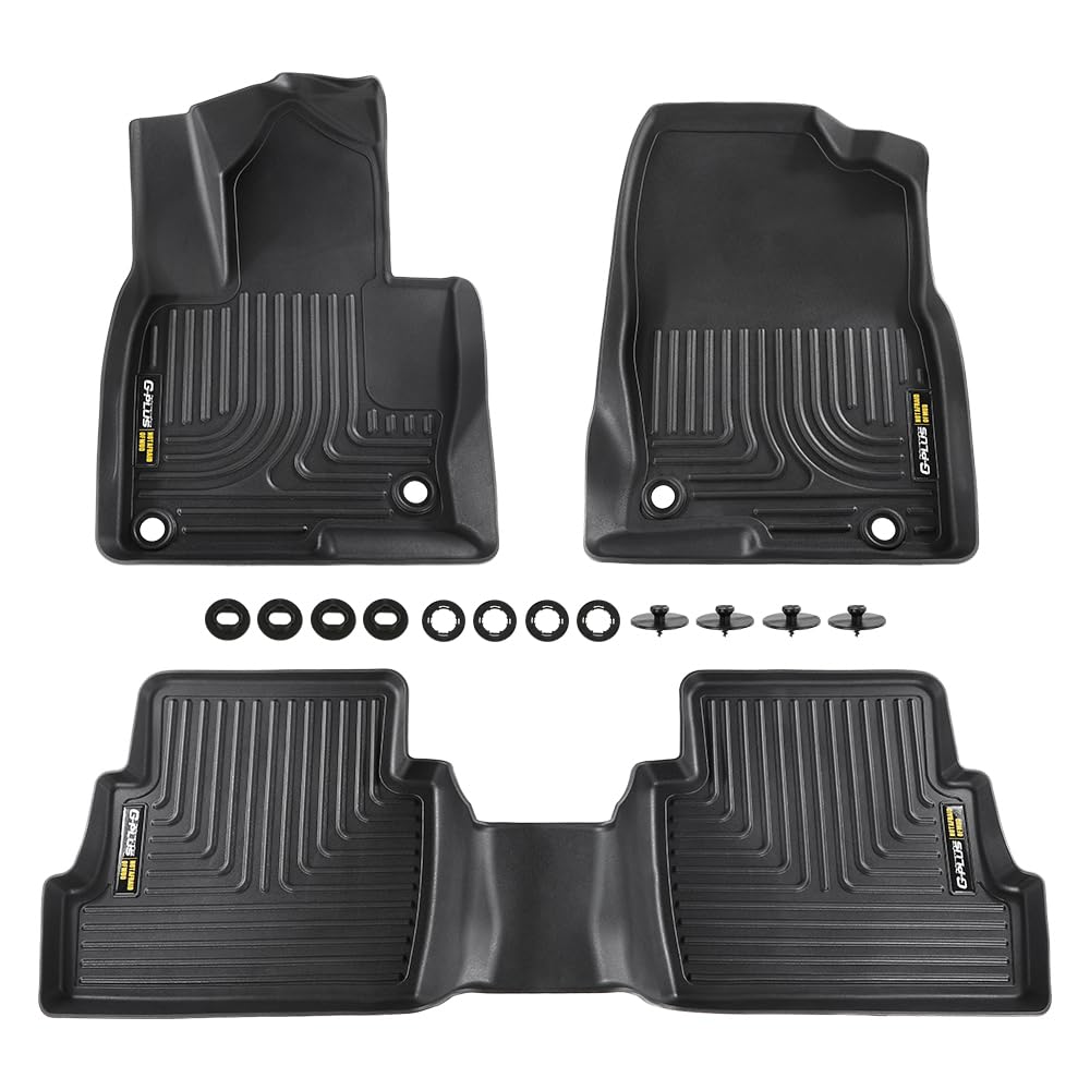 G-PLUS TPE Floor Mats Cargo Liners Compatible with Mazda CX-5 2017-2024 3PCS Floor Liners All Weather Full Cover Protection Blac