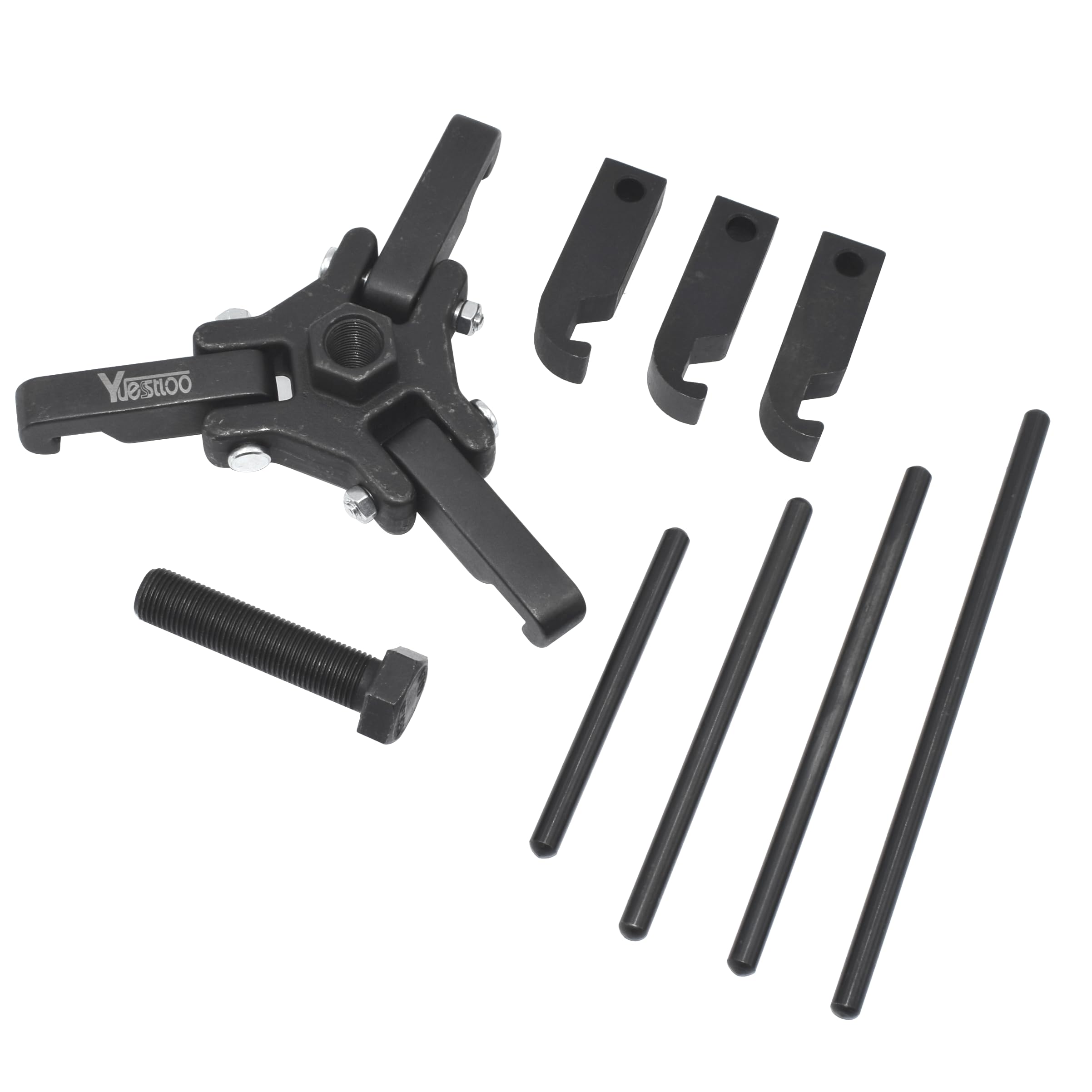 Yuesstloo Harmonic Balancer Damper Pulley Puller Kit, Compatible With Ford Gm Chrysler Cadillac Chevy Trucks Mitsubishi, Adjusta