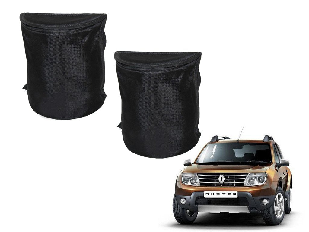 KOZDIKO Semi Cylindrical Car Dustbin Set of 2 Pcs for Renault Duster