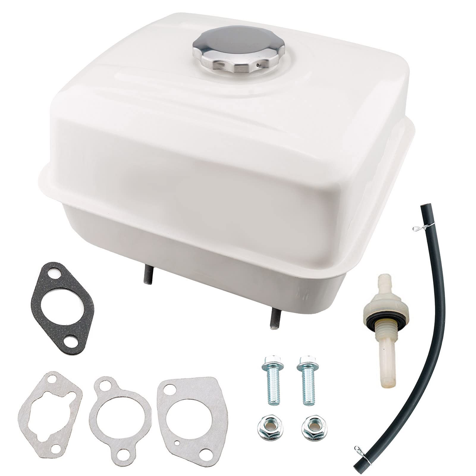 JJing Fuel Tank for Honda GX390 GX340 GX270 GX240 GX420 Harbor Freight 420 Engine Go Kart Champion 240cc 270cc 389cc 420cc 439cc