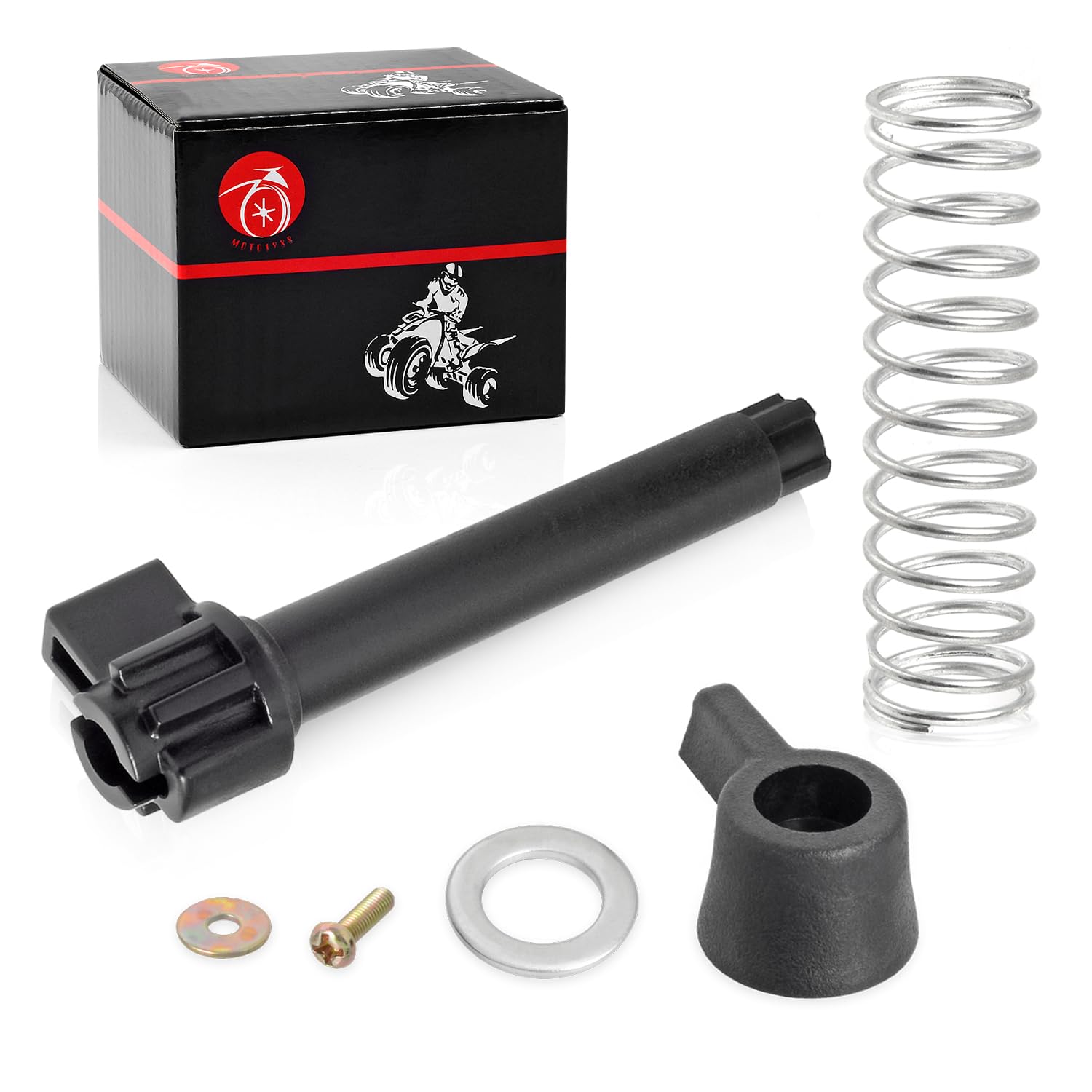 5431391 Fuel Valve Petcock Lever Knob Spring Kit For Polaris 300 400L Big Boss 250 300 300L 400L 500 Magnum 425 Scrambler 400 500 Trail Blazer 250 Trail Boss 250 350L Extension Handle
