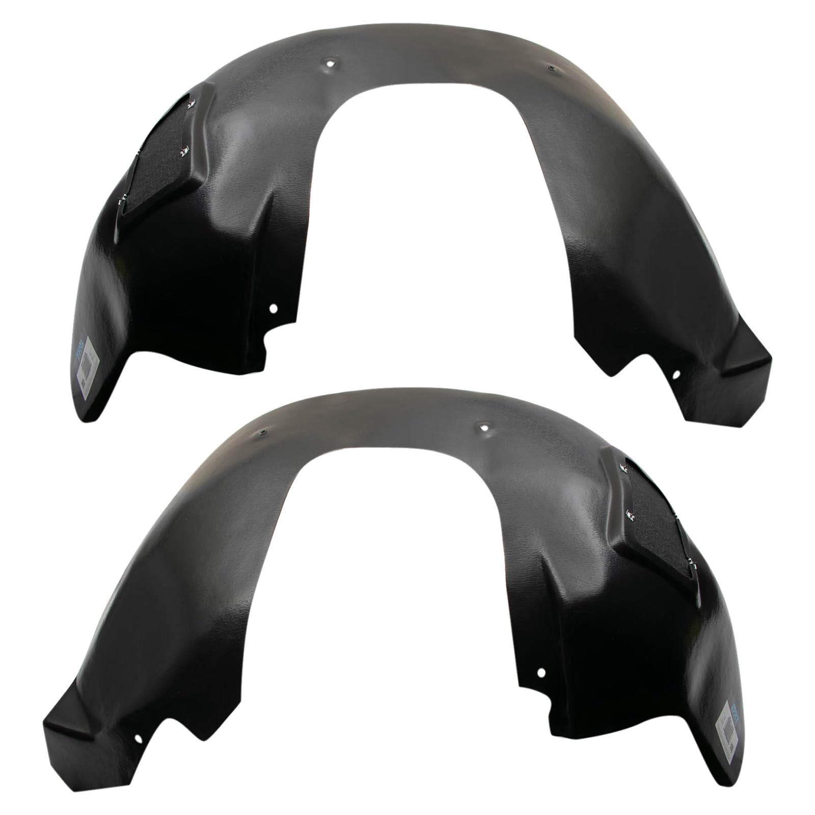 Trq Front Inner Fender Liner Set Compatible With 2010-2013 Chevrolet Camaro Gm1248212 Gm1249212