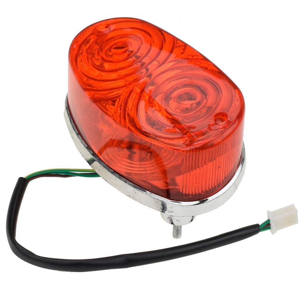 HIAORS 3 Wires Rear Tail Lights for Kids Chinese ATV 50cc 70 90 110 125 150 200 250cc Chinese TaoTao Roketa SunL JCL Coolster 31
