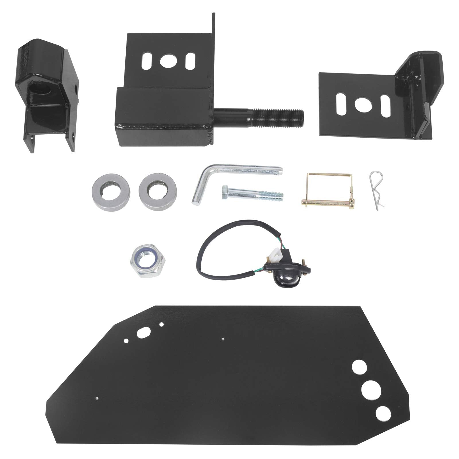 ECOTRIC Tire Carrier Mount Compatible with All Hummer H2 w/Drop Down Option Black, Heavy Duty