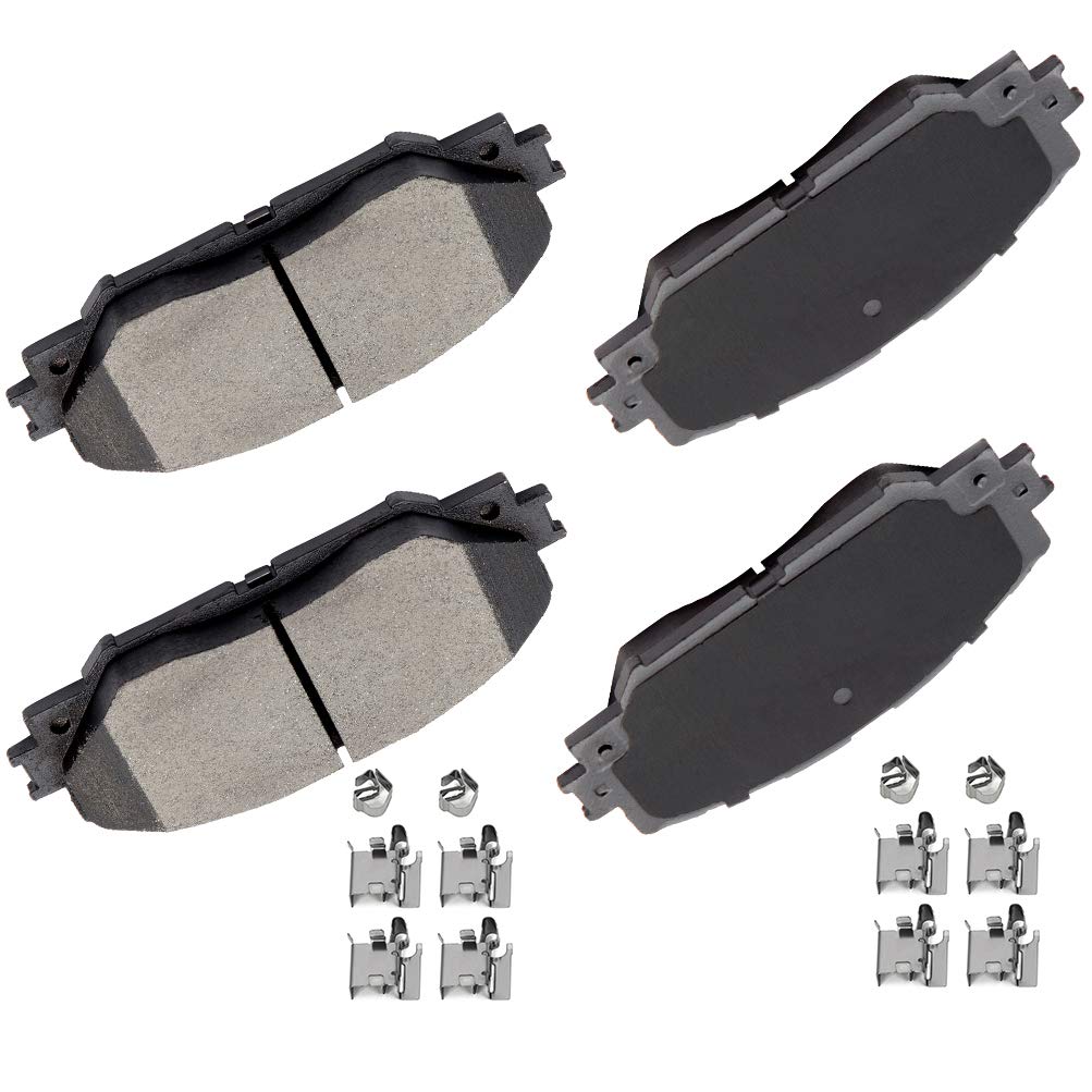 Cciyu D1210 Front Ceramic Brake Pads Kits 4Pcs Fit For 10-12 For Lexus Hs250H,09-10 For Pontiac Vibe,08-15 For Scion Xb,08-14 Fo