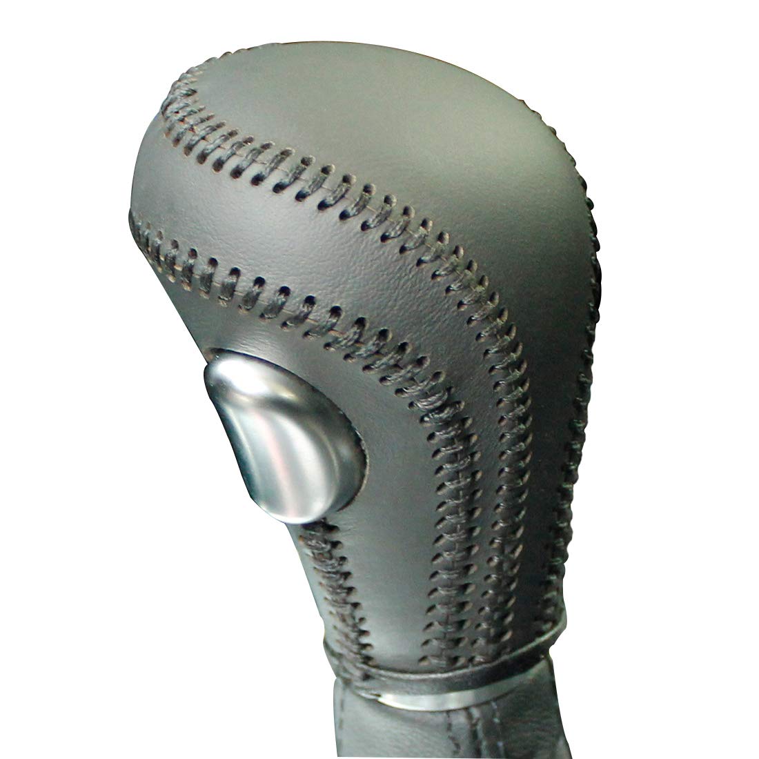 Black Genuine Leather Gear Shift Knob Cover For 2006 2007 2008 2009 2010 Audi A3,2009 2010 2011 2012 Audi A4,2008 2009 2010 2011