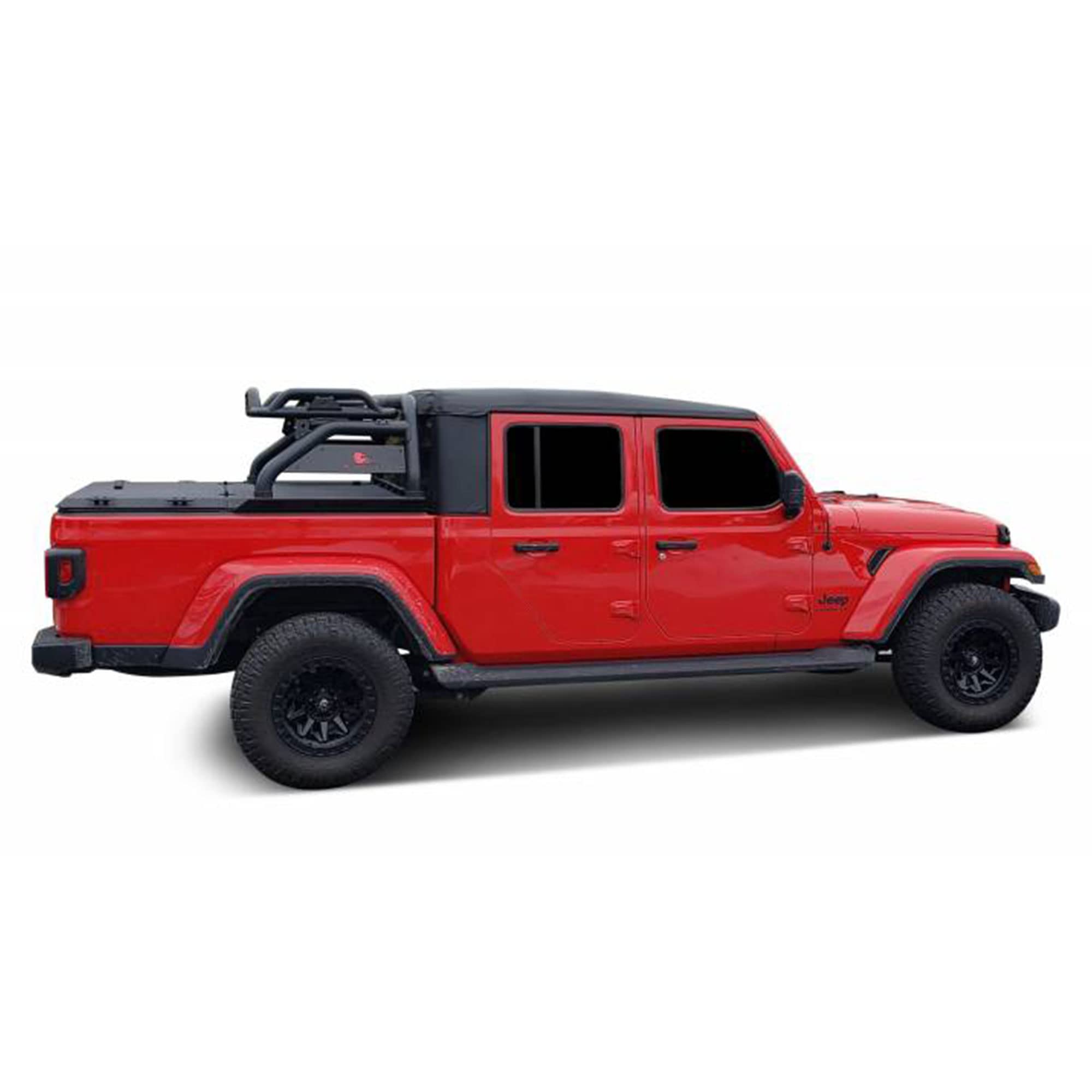 Black Horse Off Road Atlas Roll Bar Black Compatible With 2020-2023 Jeep Gladiator-Atrb9Bk