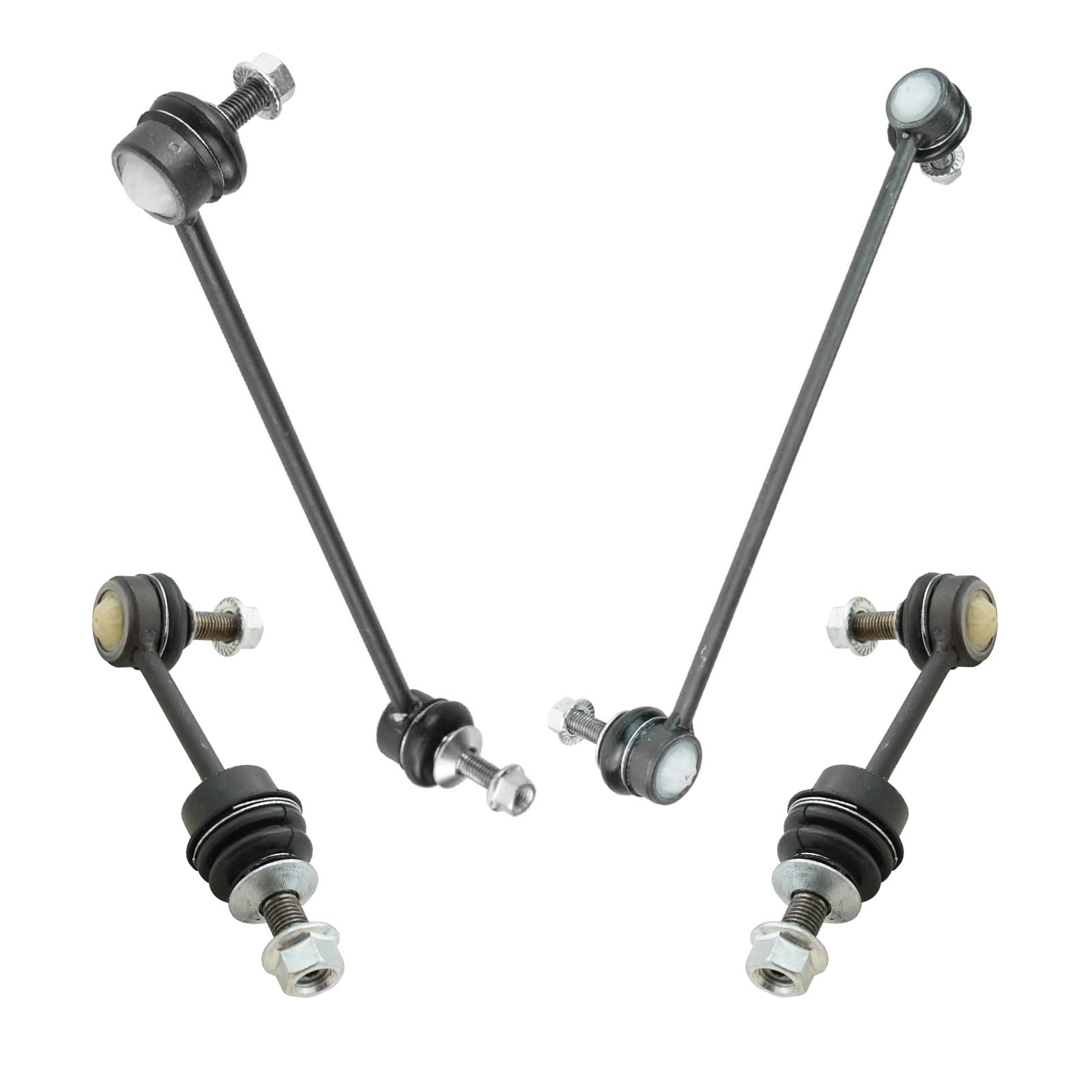 Trq Front & Rear Sway Bar Stabilizer Link Set Compatible With 2004-2007 Bmw 525I 2008-2010 528I 530I 2008 535I 2004-2005 545I 20