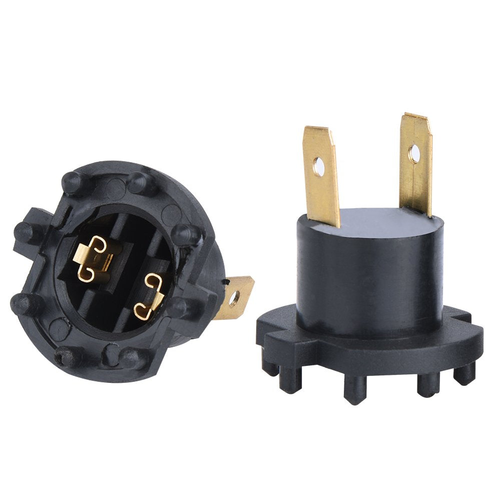 2 pcs Headlight Socket Bulb Holder B28V510A3 for Mazda 3/5 /323, ER6-F 2012/2015, SL1000 Falco 2001/2005