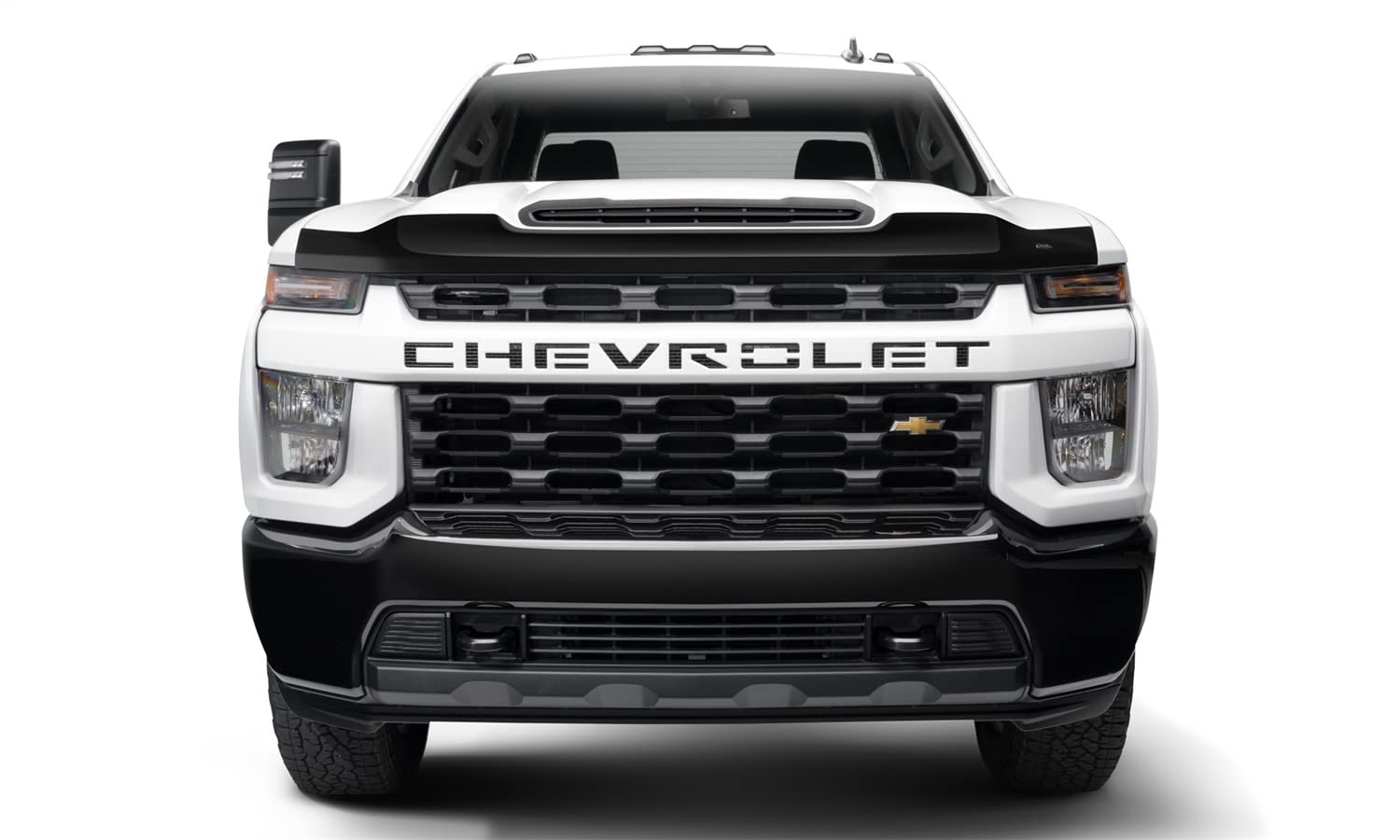 Auto Ventshade [Avs] Aeroskin / Hood Protector | Fits 2020 - 2024 Chevrolet Silverado 2500 Hd/3500 Hd, 1 Pc. | Smoke - 322187