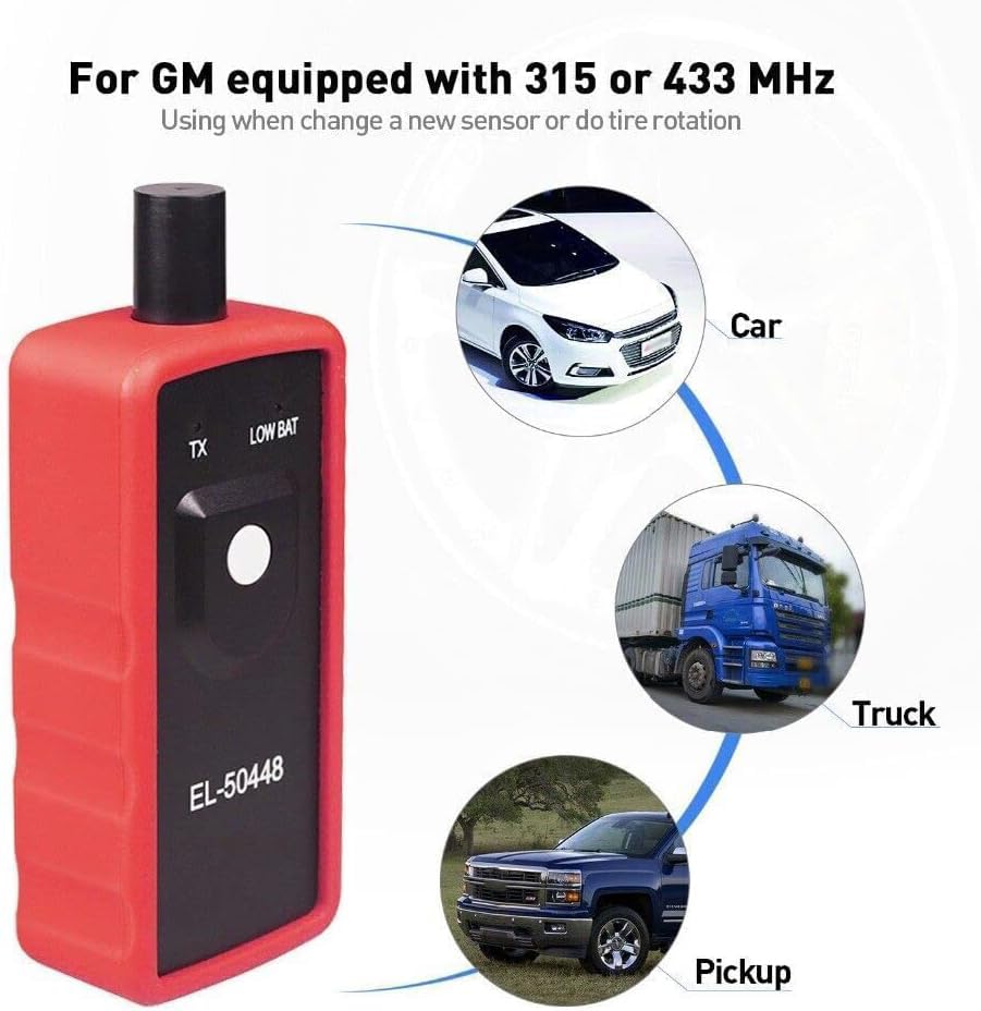 Kingbolen El-50448 Automotive Tire Pressure Monitor Sensor Tpms Reset Relearn Tool For Gm Series Vehicle